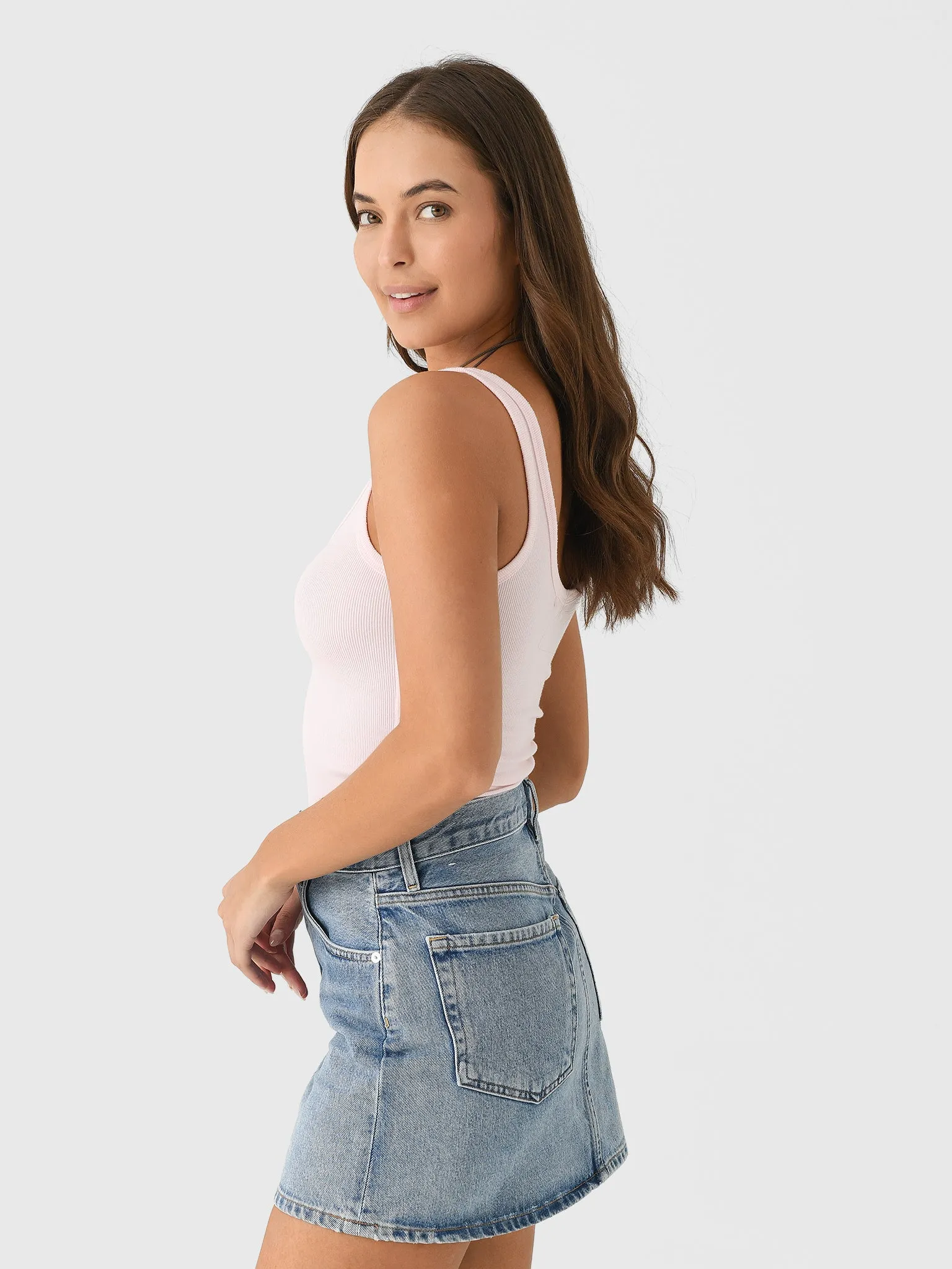 Asher Women's Mila Rib Tank sold by Saint Bernard product image thumbnail 3