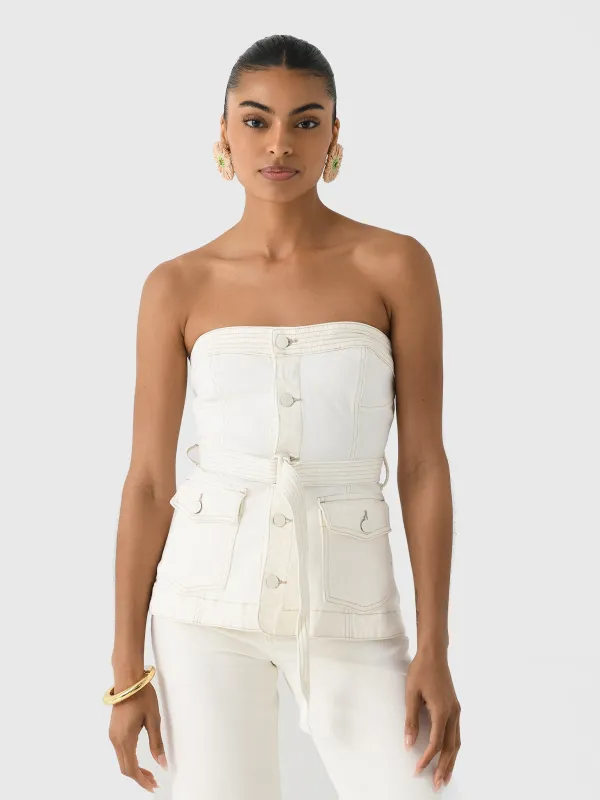 Simkhai Women's Cyan Top made by Simkhai