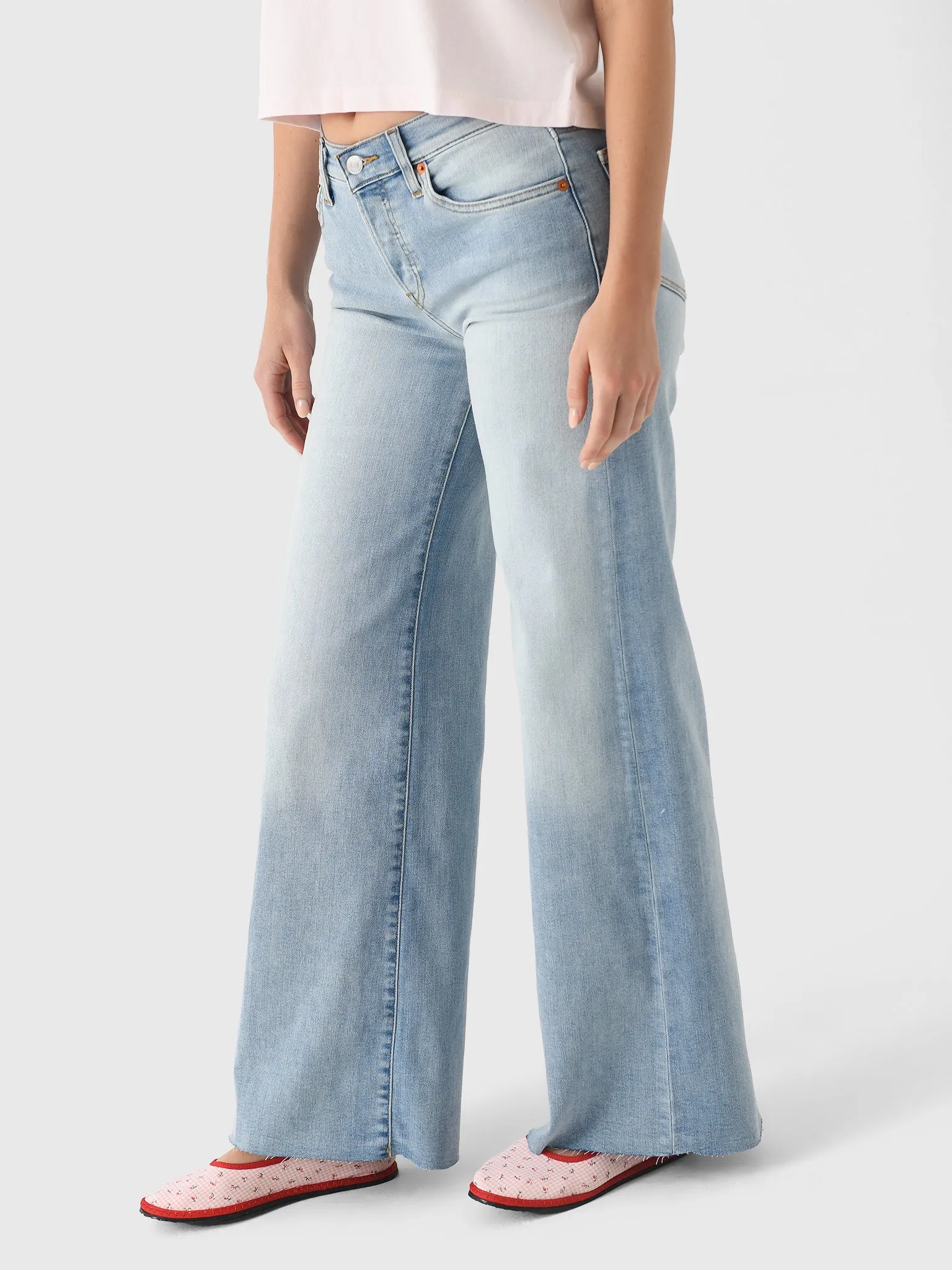 Re/Done Women's Mid Rise Palazzo Jean sold by Saint Bernard product image thumbnail 3