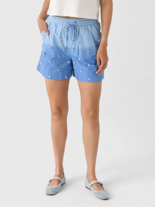 Essentiel Antwerp Women's Hichigan Embellished Short made by Saint Bernard
