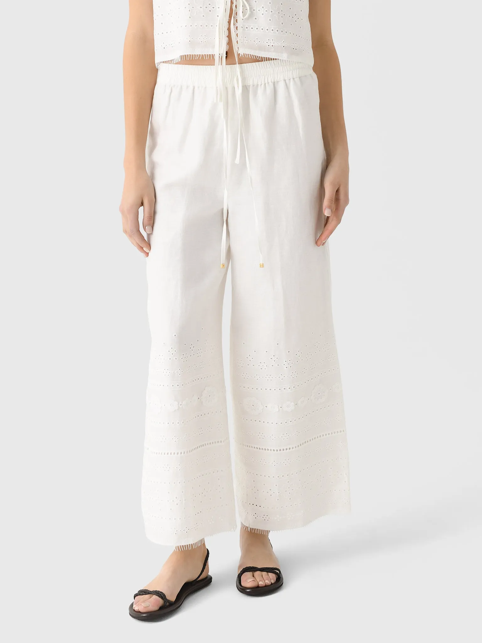 AJE Women's Cloud Embroidered Pant sold by Saint Bernard