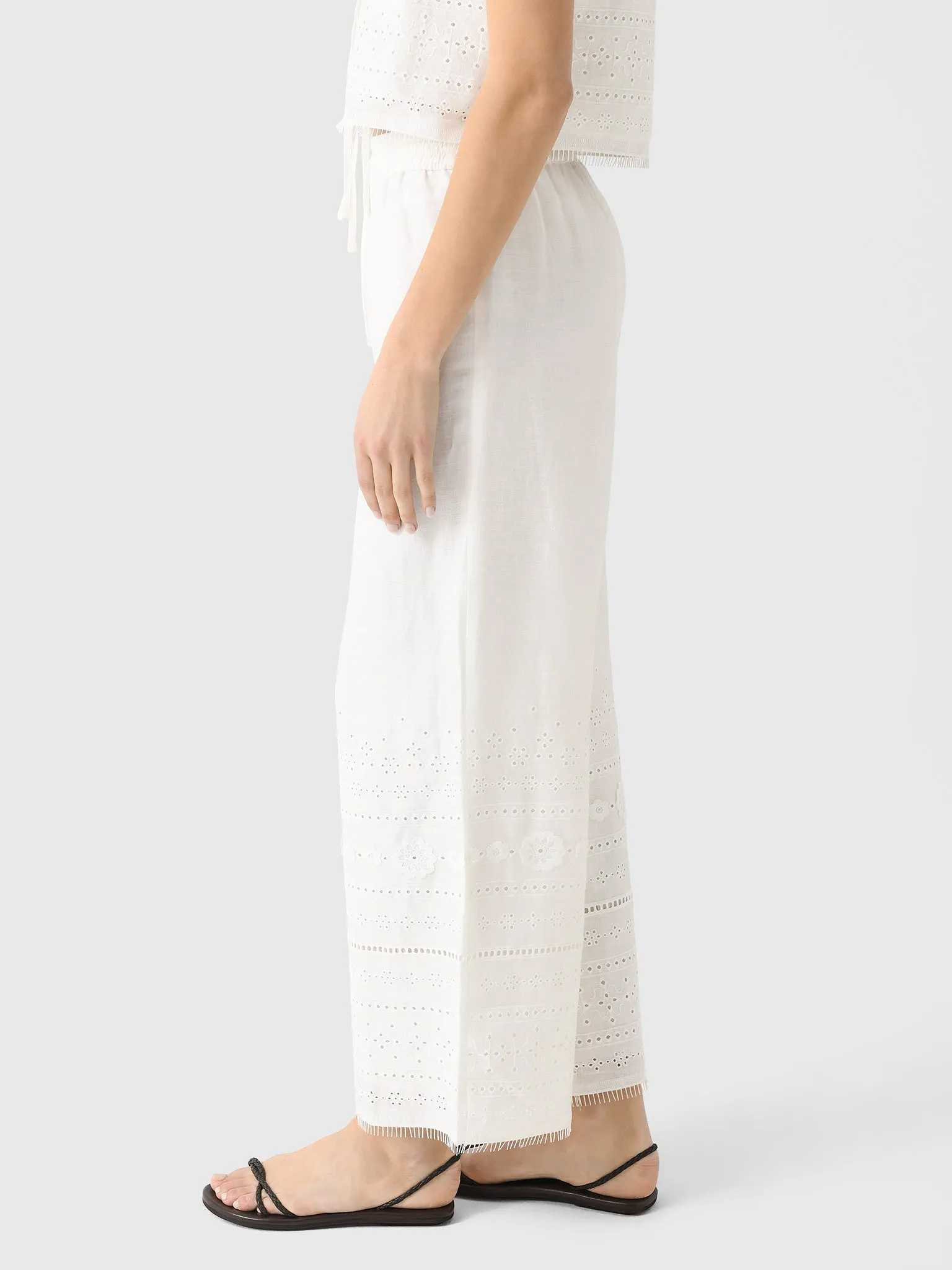 AJE Women's Cloud Embroidered Pant sold by Saint Bernard product image thumbnail 3