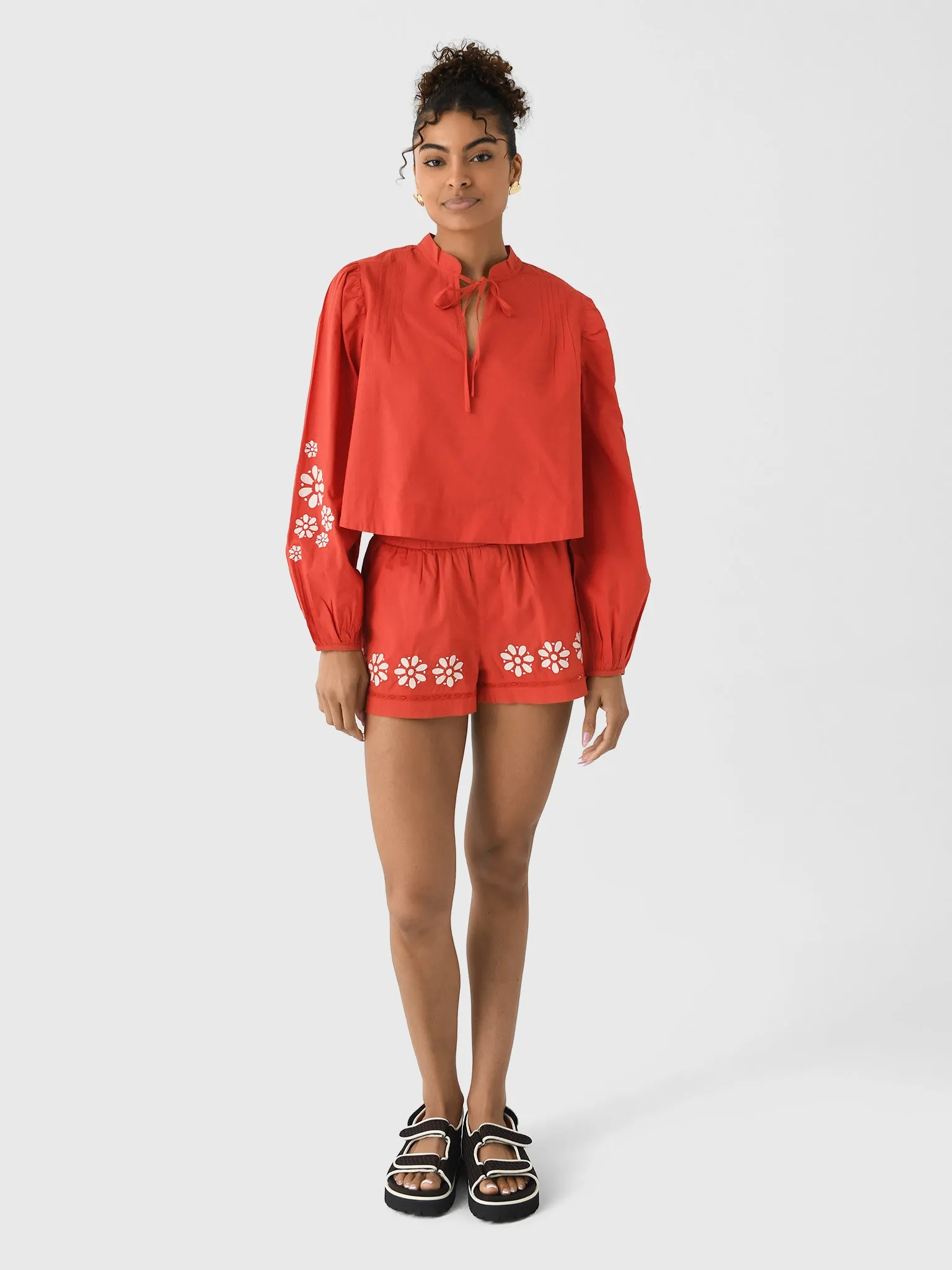 Ciao Lucia Women's Salm Embroidered Top sold by Saint Bernard product image thumbnail 2