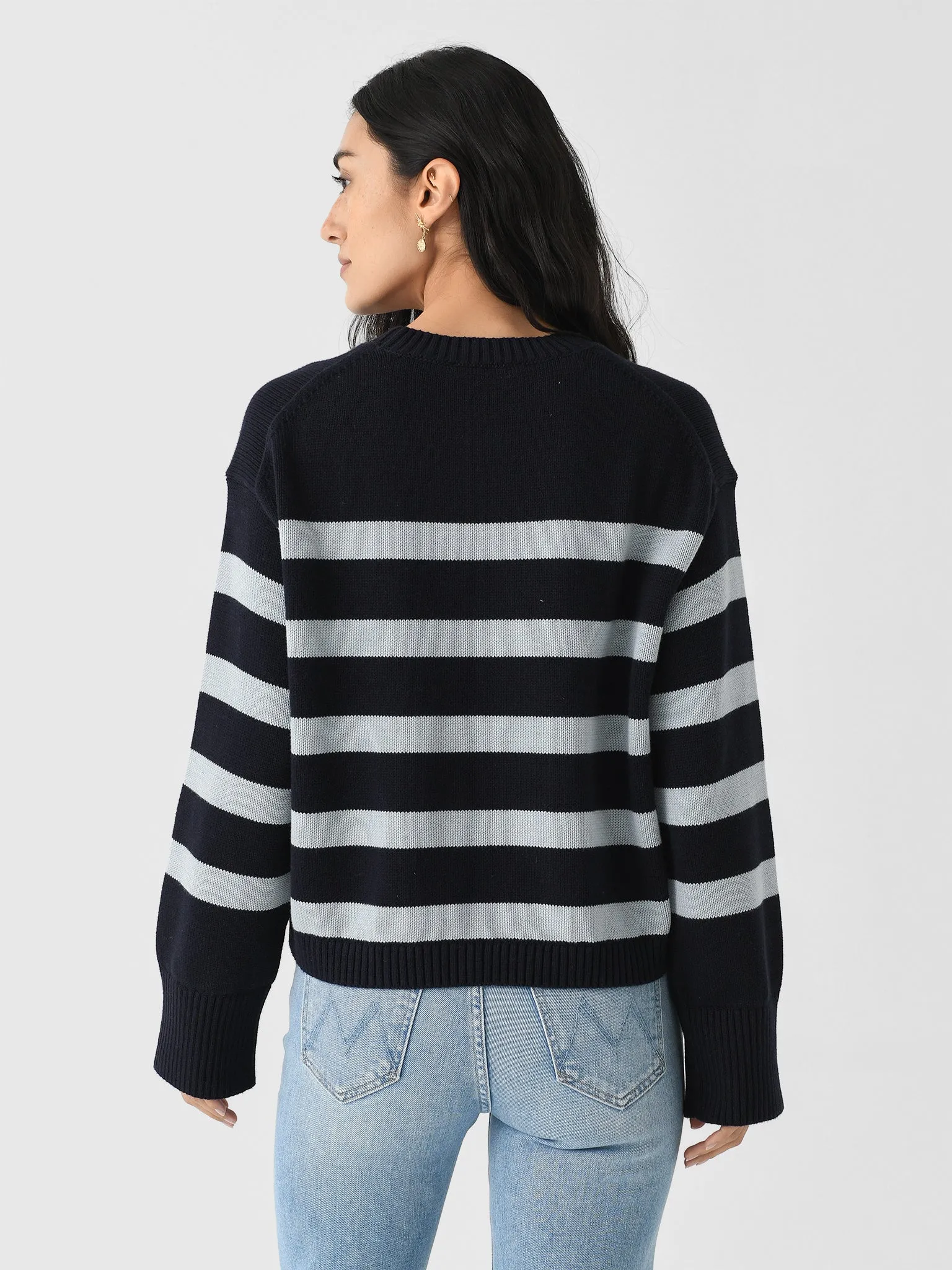 White + Warren Women's Organic Cotton Easy Crewneck sold by Saint Bernard product image thumbnail 4