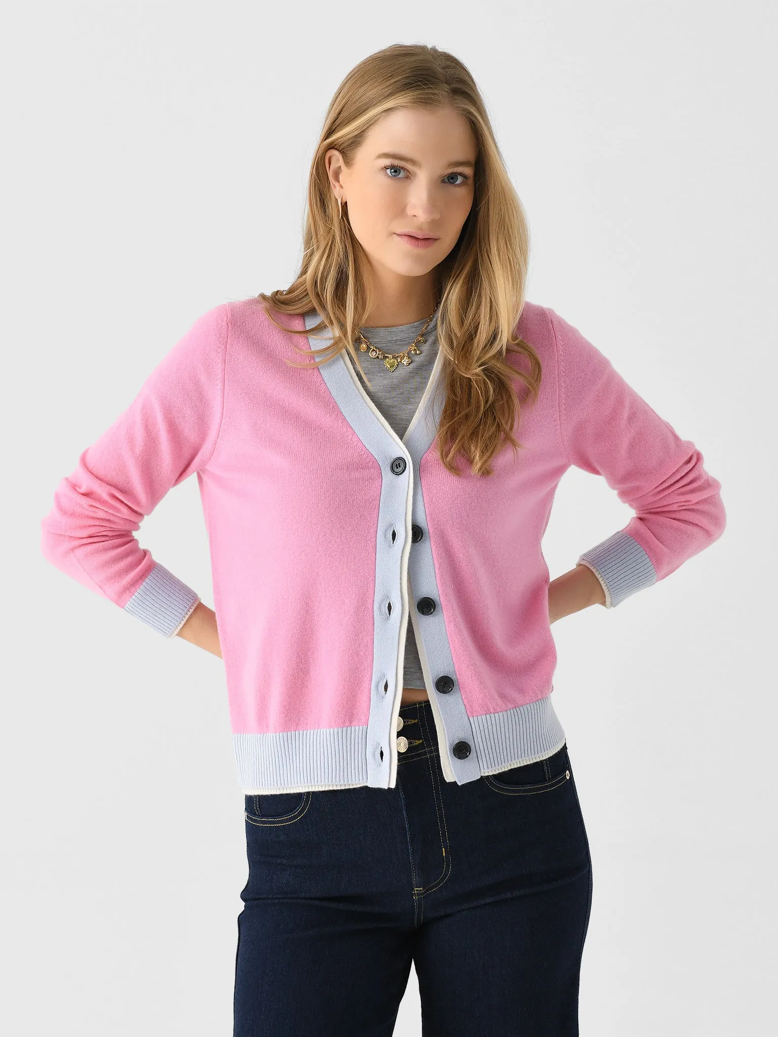 Jumper 1234 Women's Dolphin Cardigan sold by Saint Bernard