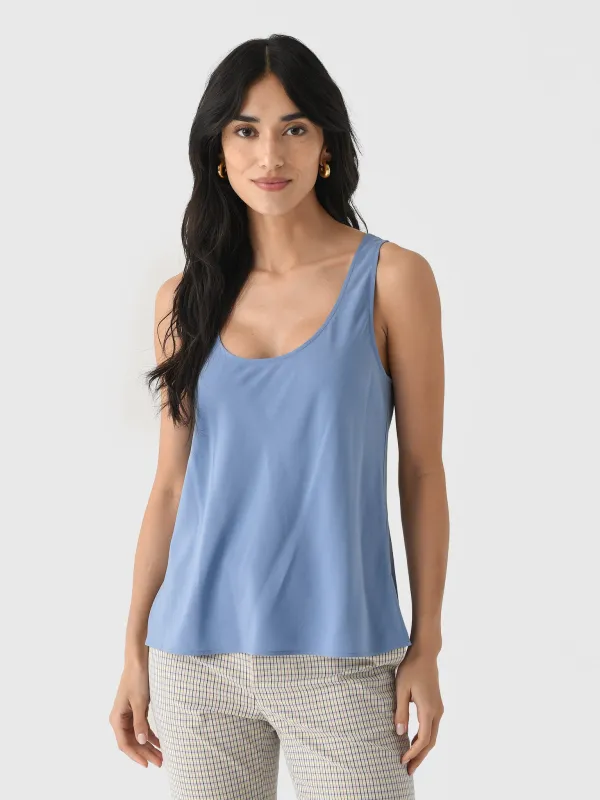 Vince Women's Classic Stretch-Silk Bias Tank made by Vince
