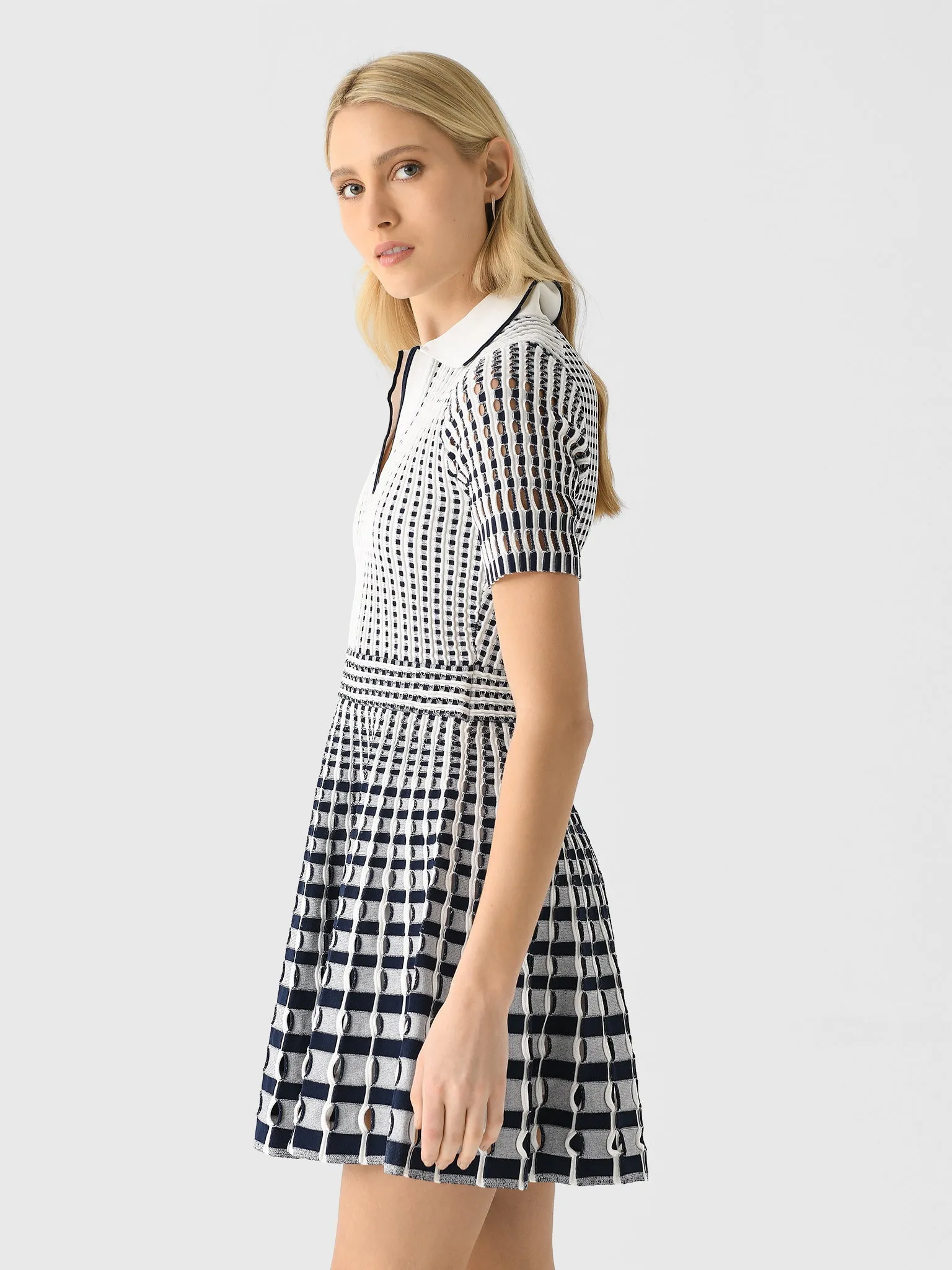 Simkhai Women's Tovi Polo Mini Dress sold by Saint Bernard product image thumbnail 3