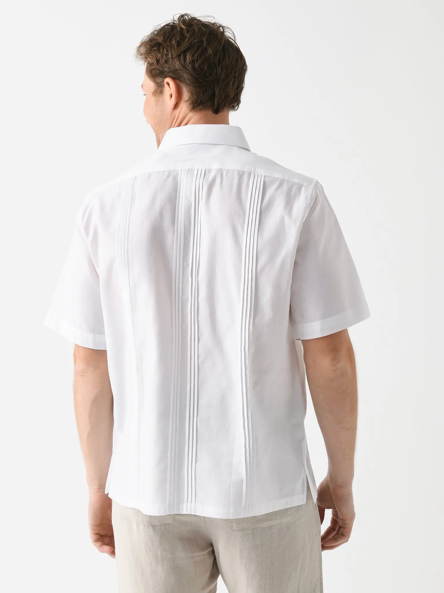 Centuria Men's Guayabera Piqué Shirt sold by Saint Bernard product image thumbnail 4