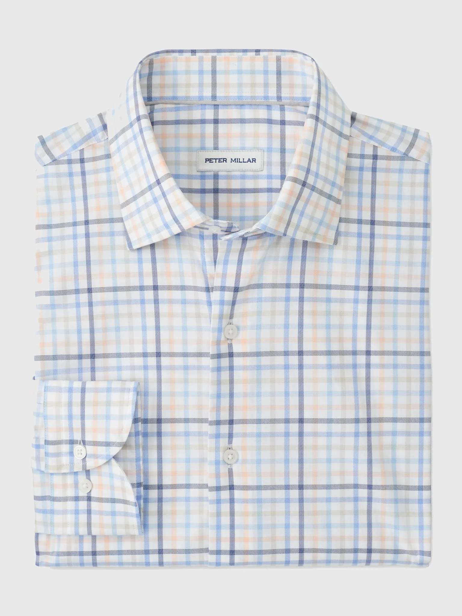 Peter Millar Crown Men's Warren Crown Lite Cotton-Stretch Sport Shirt sold by Saint Bernard product image thumbnail 4
