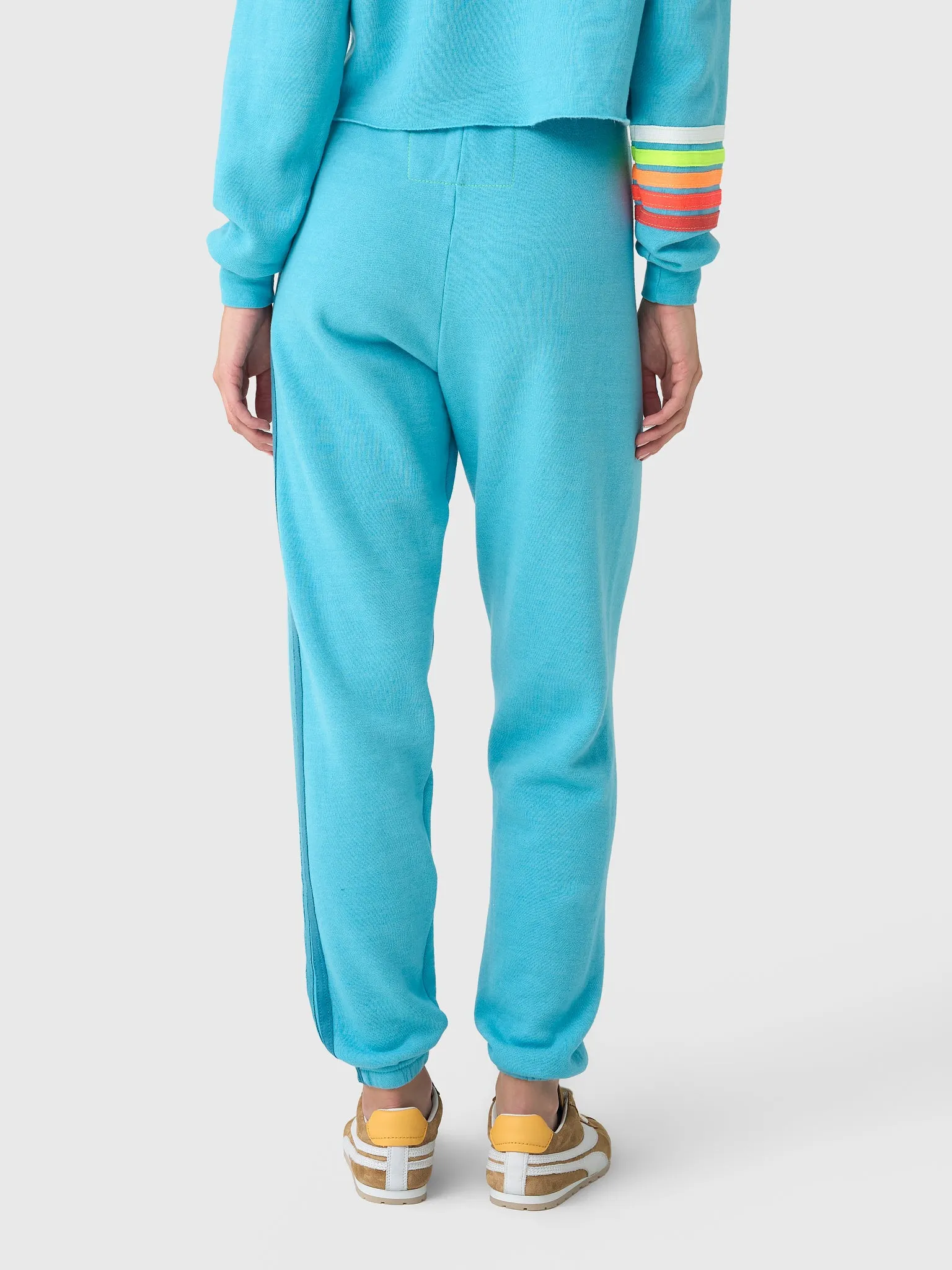 Aviator Nation Women's 5 Stripe Sweatpant sold by Saint Bernard product image thumbnail 3