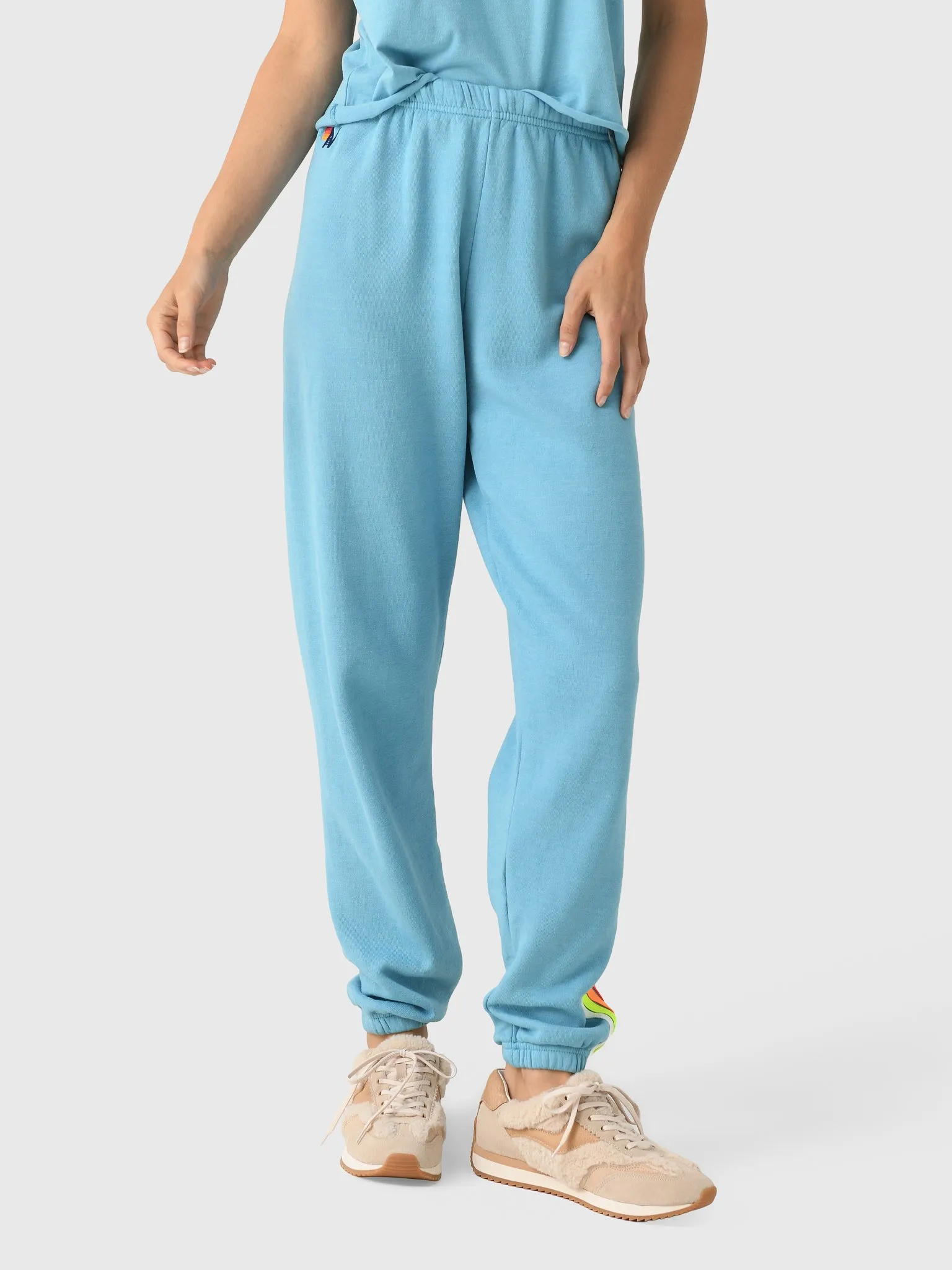 Aviator Nation Women's 5 Stripe Sweatpant sold by Saint Bernard product image thumbnail 4