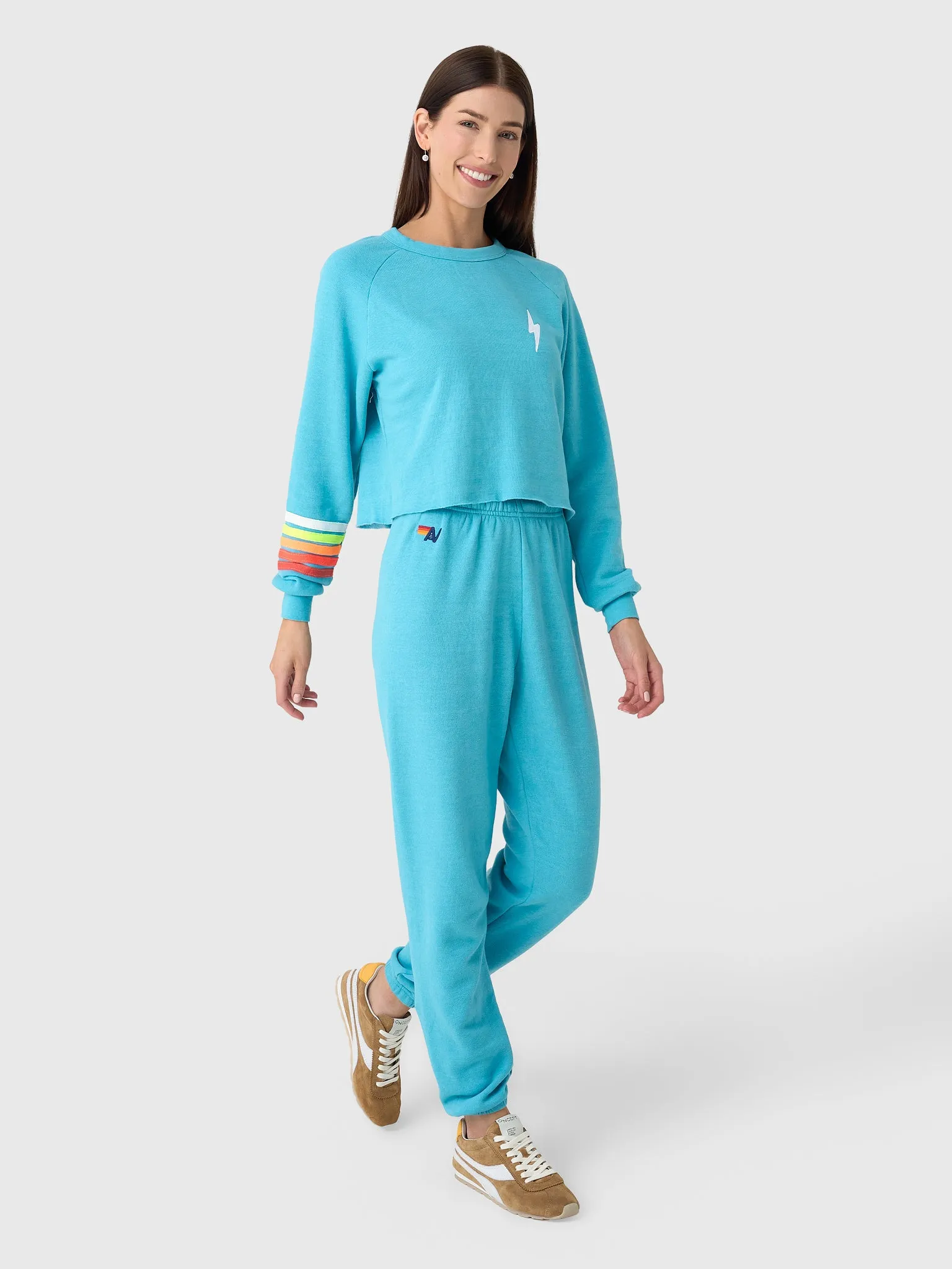 Aviator Nation Women's 5 Stripe Sweatpant sold by Saint Bernard product image thumbnail 2