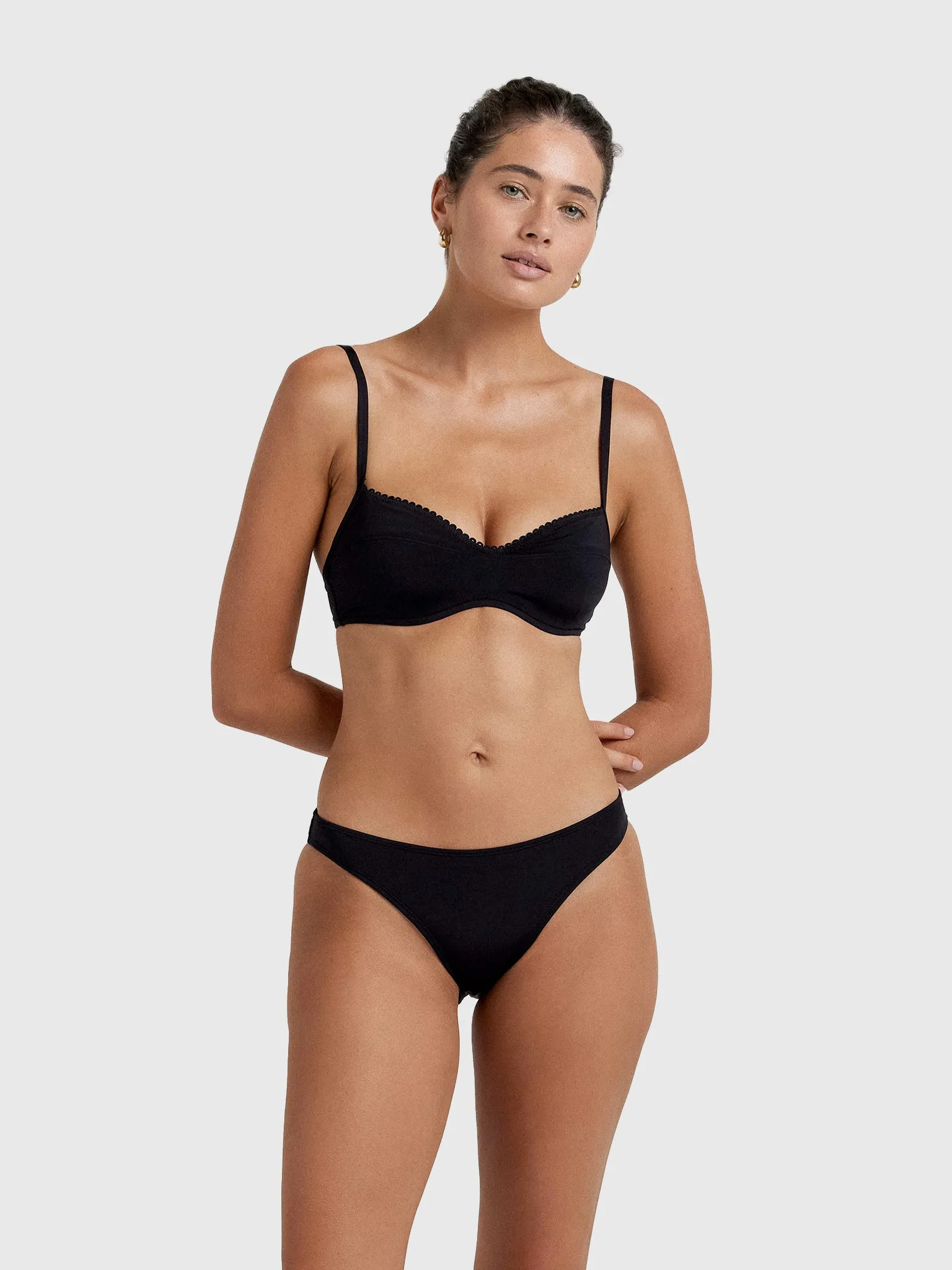 Peony Women's Staple Bikini Bottom sold by Saint Bernard