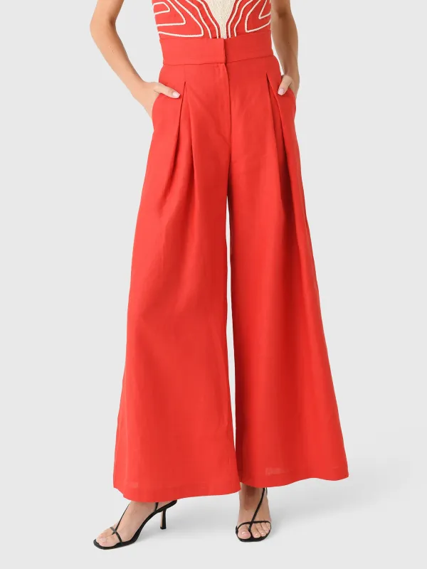 Andres Otalora Women's Desperte Wide Leg Pant made by ANDRES OTALORA