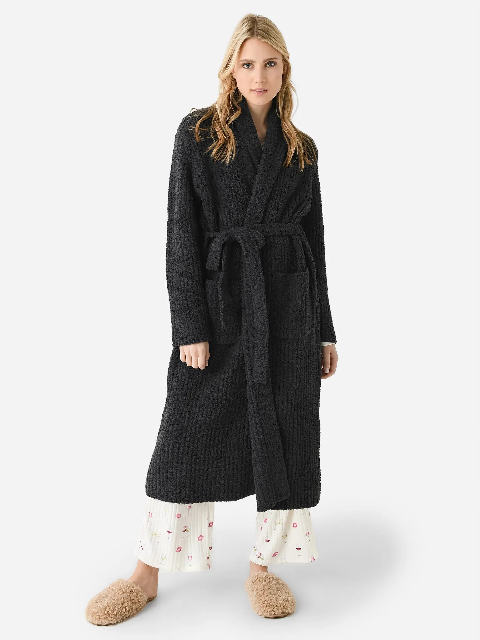 Barefoot Dreams Women's Eco CozyChic Ribbed Robe sold by Saint Bernard product image thumbnail 4