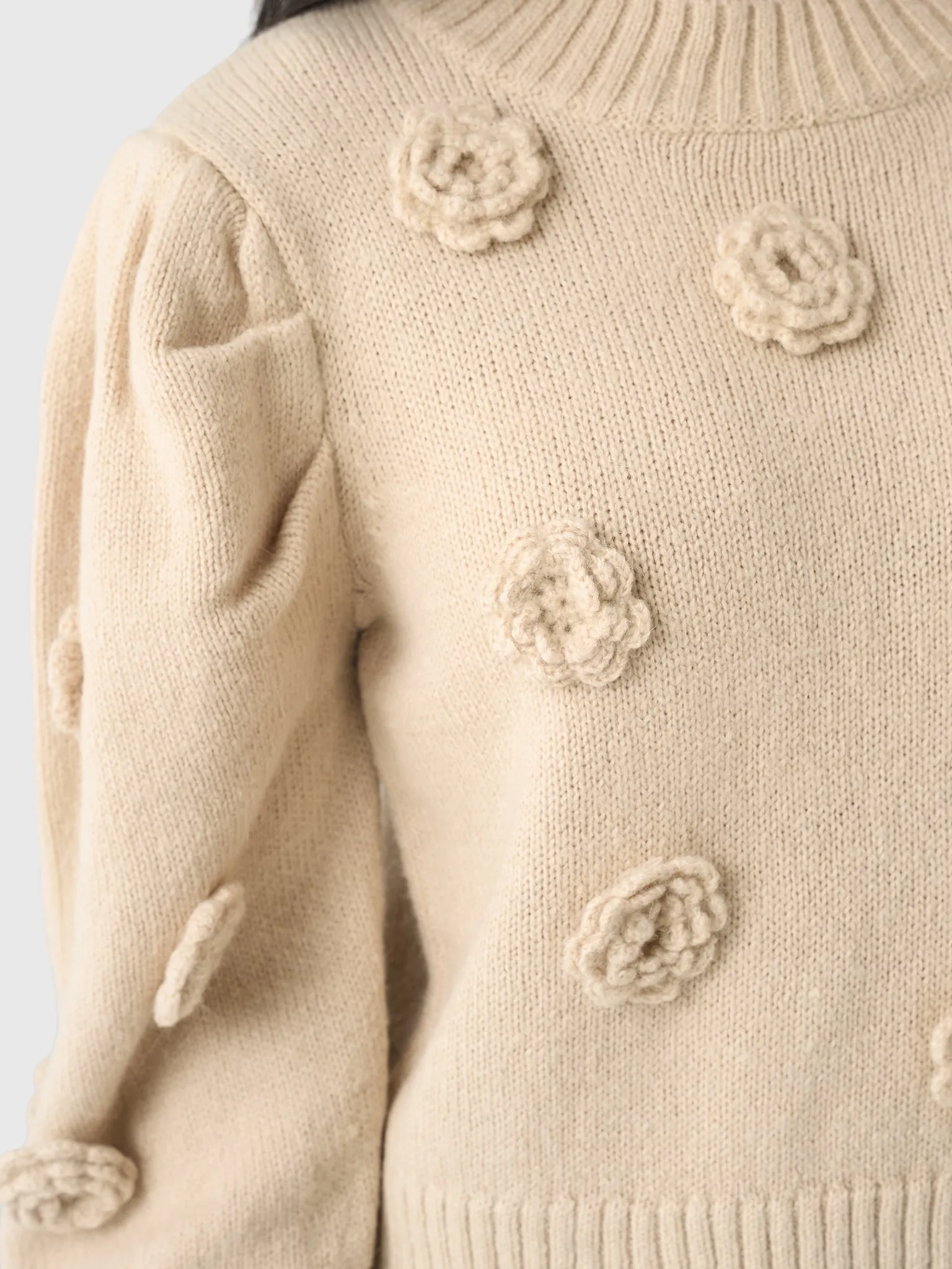 Farm Rio Women's Crochet Flower Knit Sweater sold by Saint Bernard product image thumbnail 5