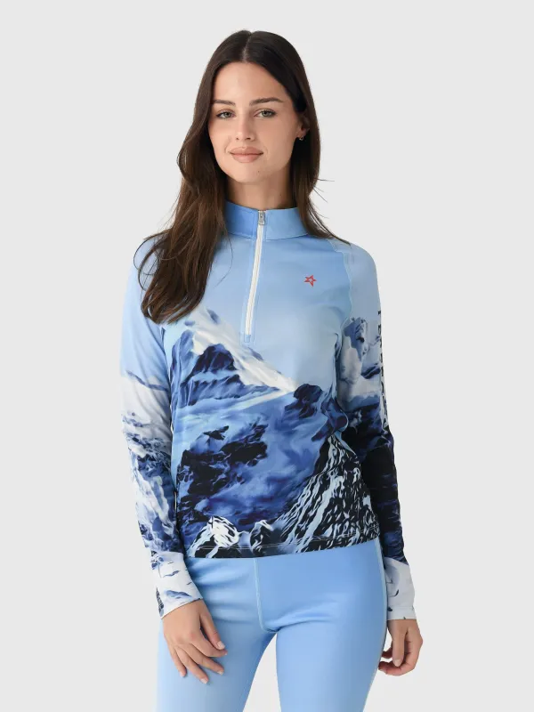 Perfect Moment Women's Quarter-Zip Base Layer Top sold by Saint Bernard