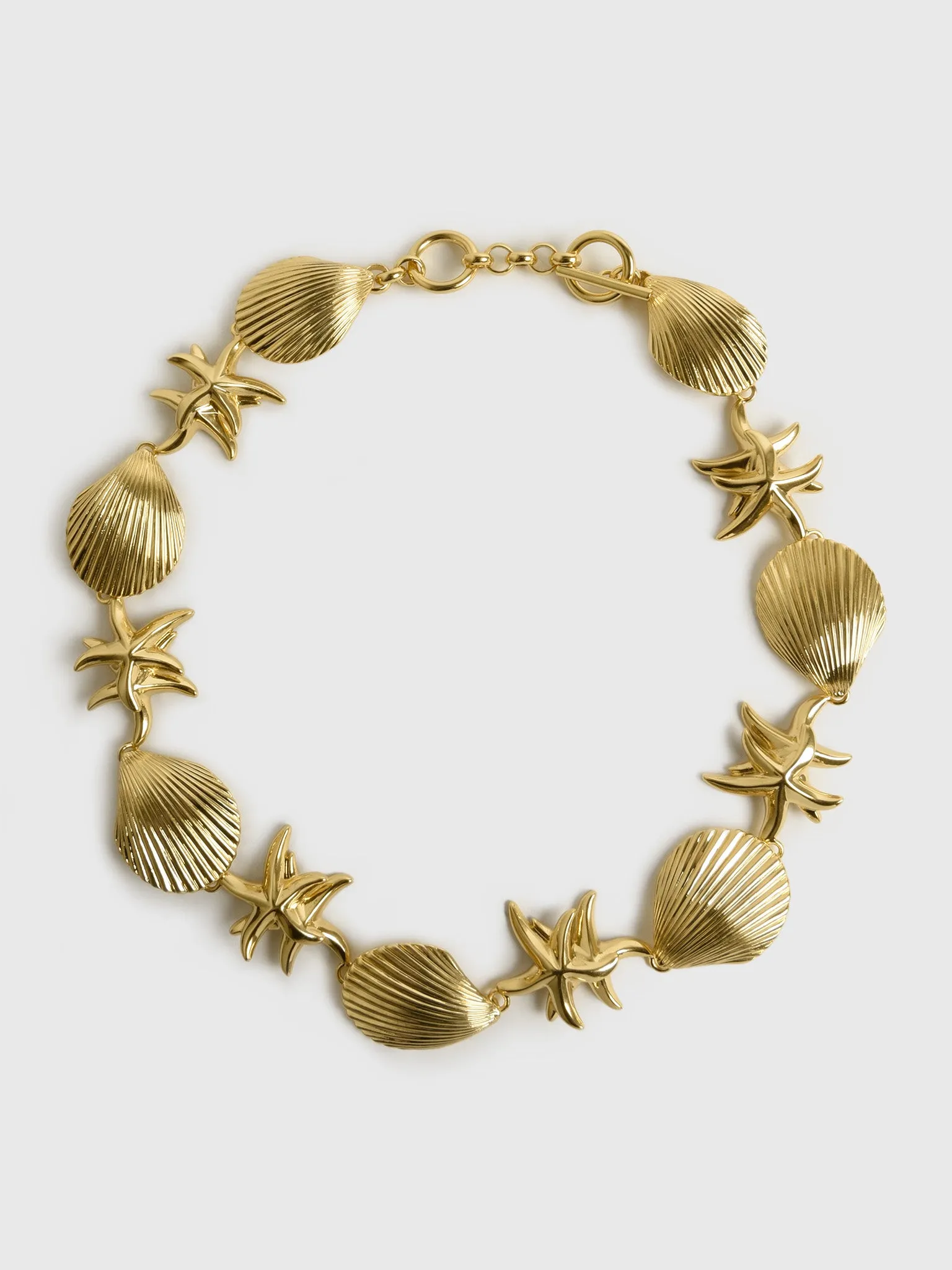 Poolside Shell & Starfish Necklace sold by Saint Bernard product image thumbnail 3