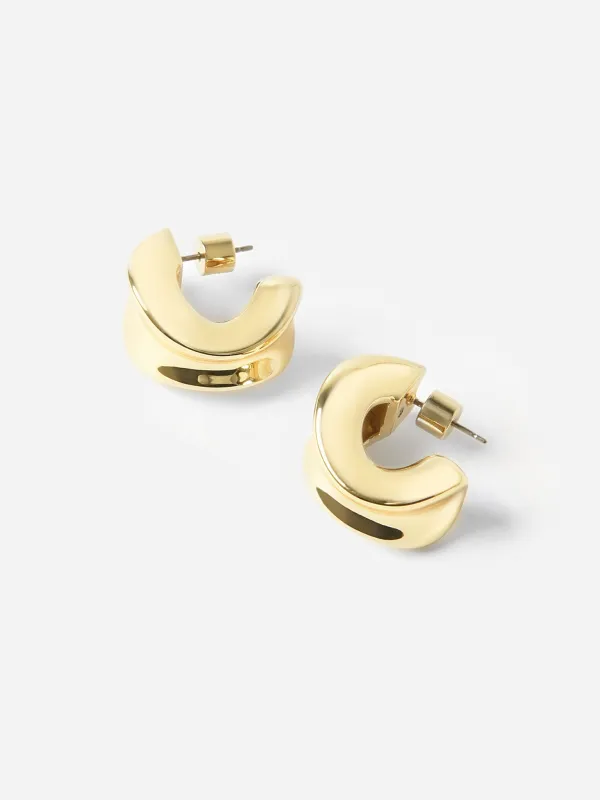 Jennybird Chunky Doune Hoop Earrings sold by Saint Bernard