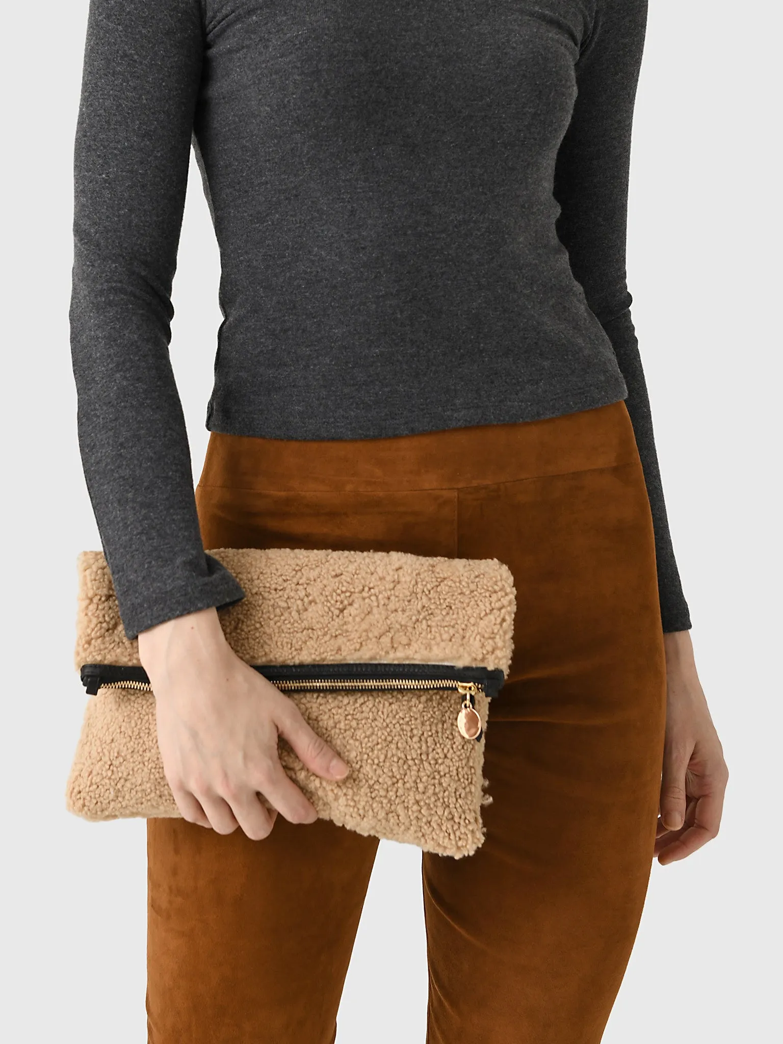 Clare V. Foldover Tab Clutch sold by Saint Bernard product image thumbnail 2