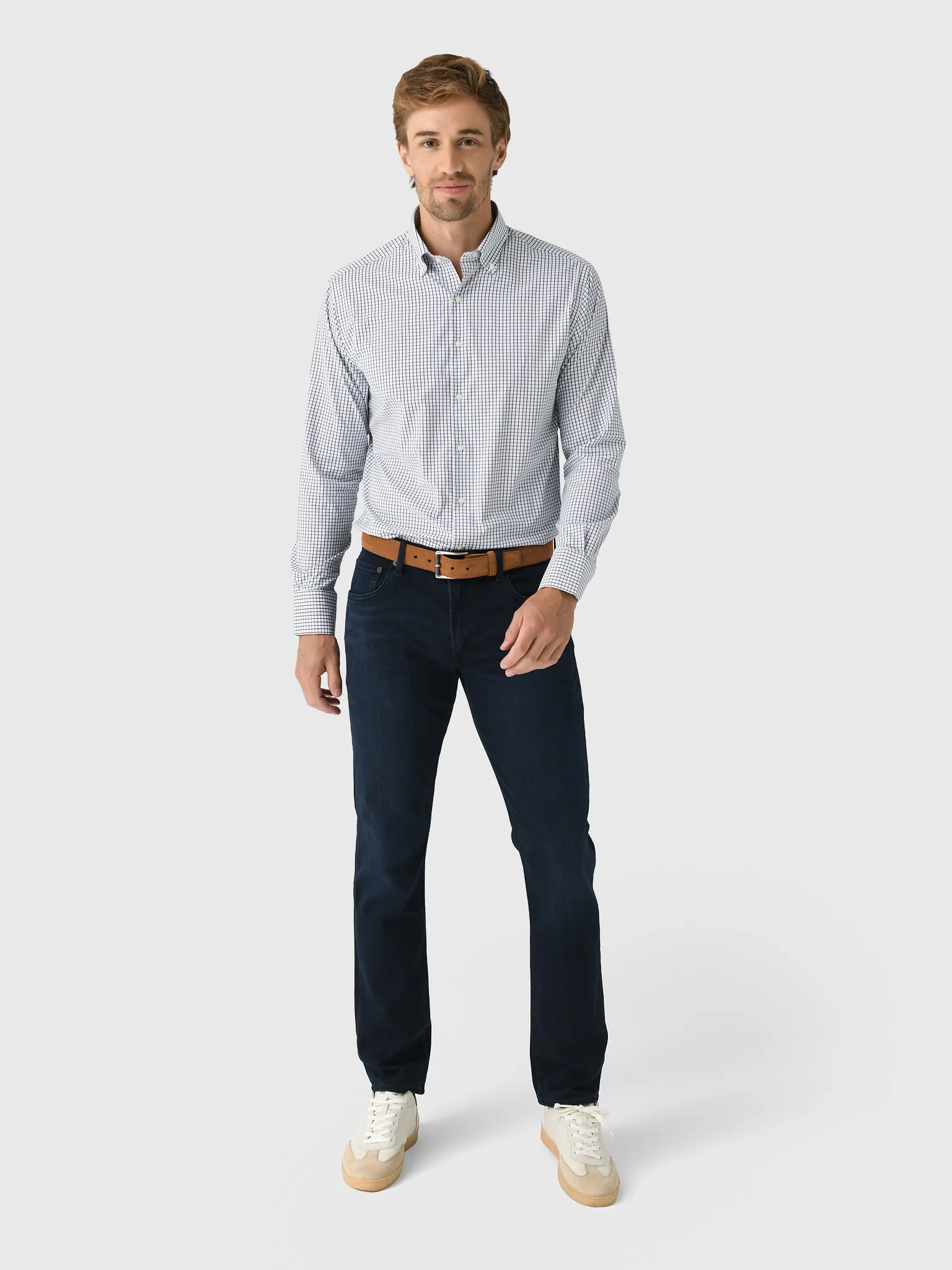 Peter Millar Crown Men's Hanford Performance Twill Sport Shirt sold by Saint Bernard product image thumbnail 3