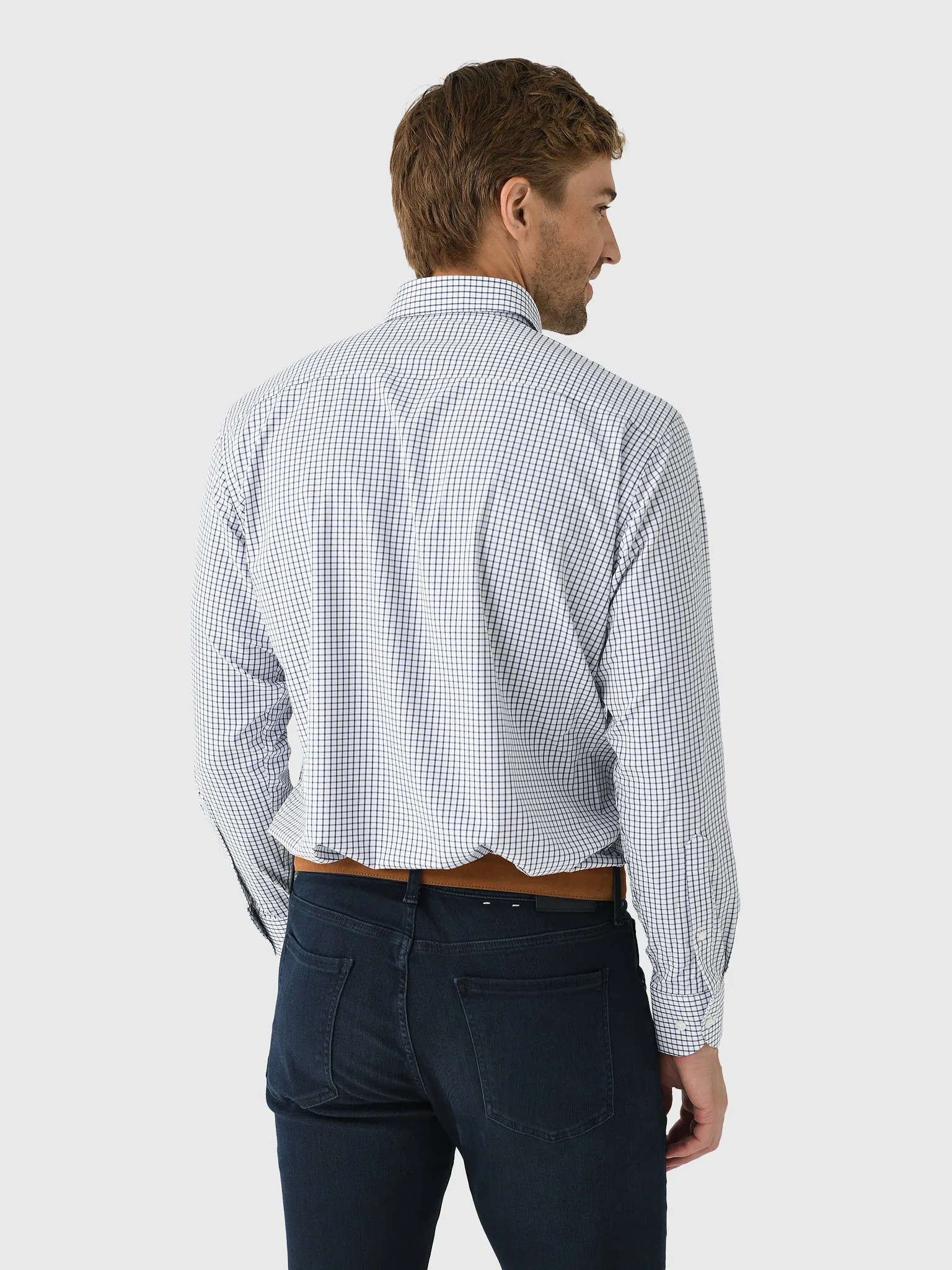 Peter Millar Crown Men's Hanford Performance Twill Sport Shirt sold by Saint Bernard product image thumbnail 5