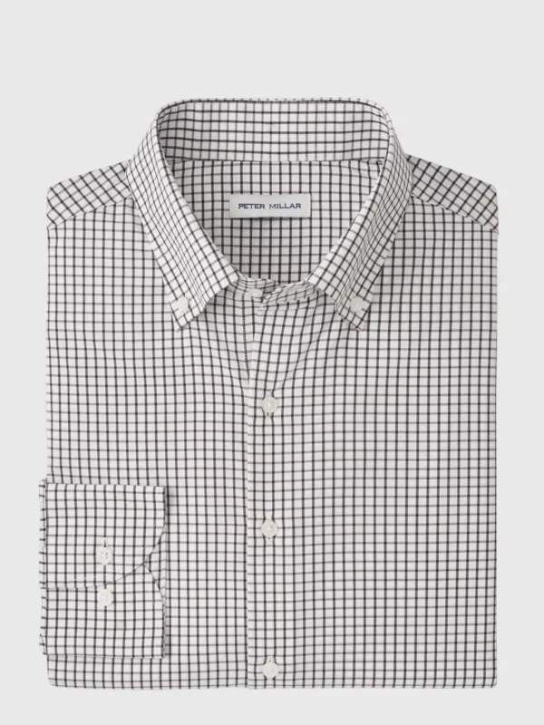 Peter Millar Crown Men's Hanford Performance Twill Sport Shirt sold by Saint Bernard