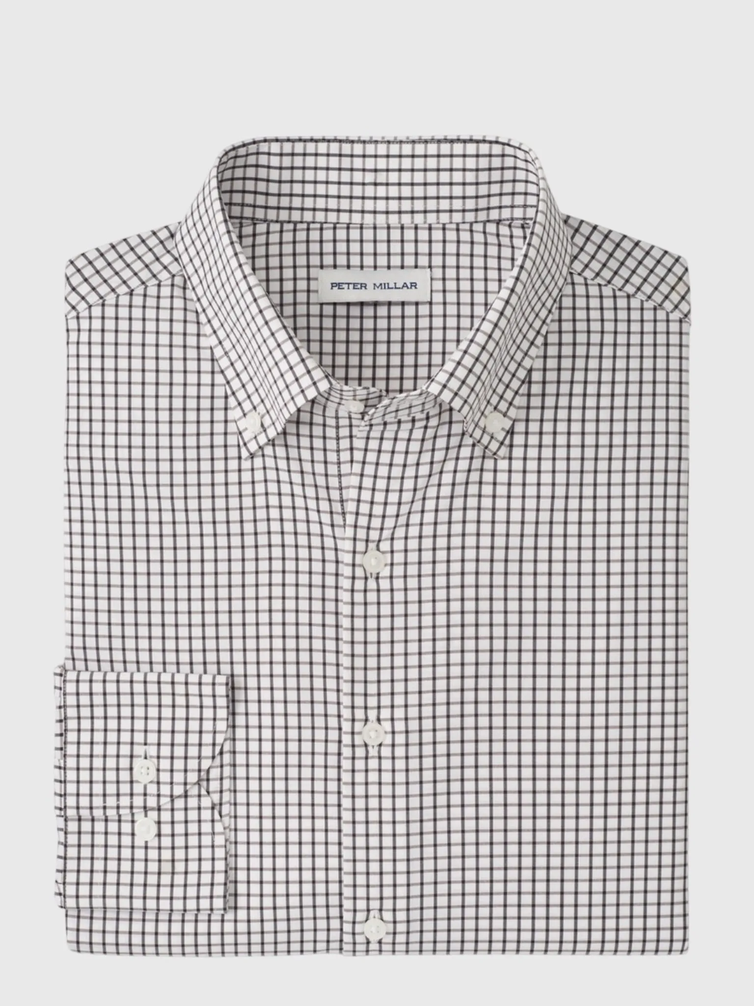 Peter Millar Crown Men's Hanford Performance Twill Sport Shirt sold by Saint Bernard