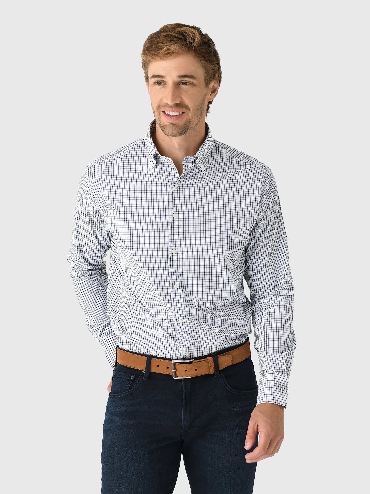 Peter Millar Crown Men's Hanford Performance Twill Sport Shirt sold by Saint Bernard product image thumbnail 2