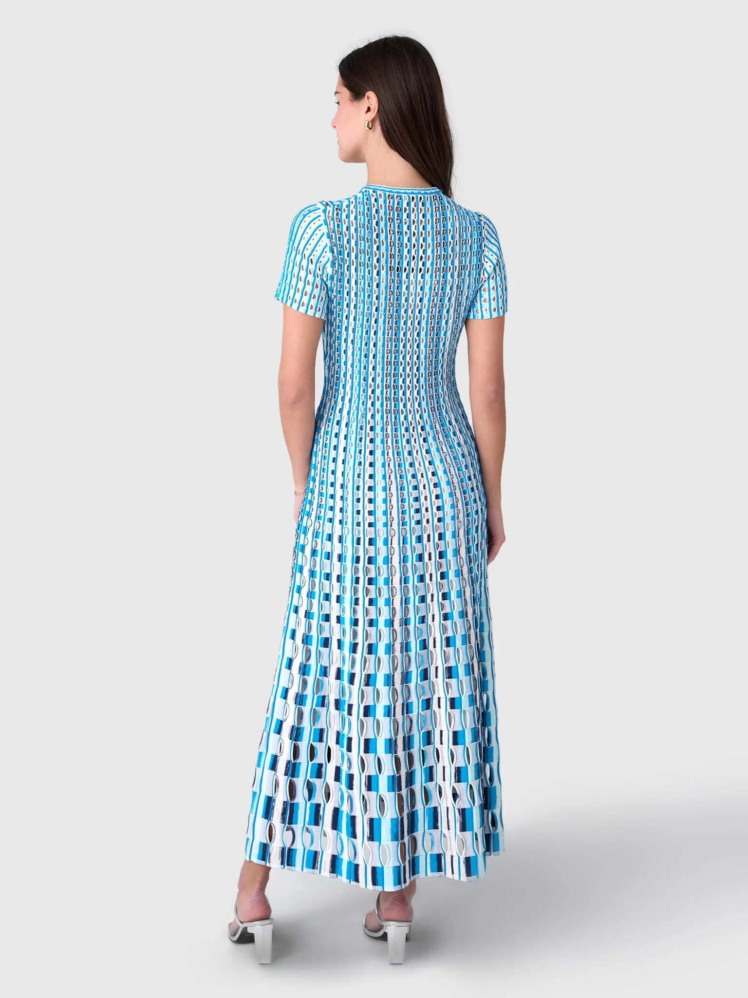 Simkhai Women's Zaida Eyelet Knit Midi Dress sold by Saint Bernard product image thumbnail 5