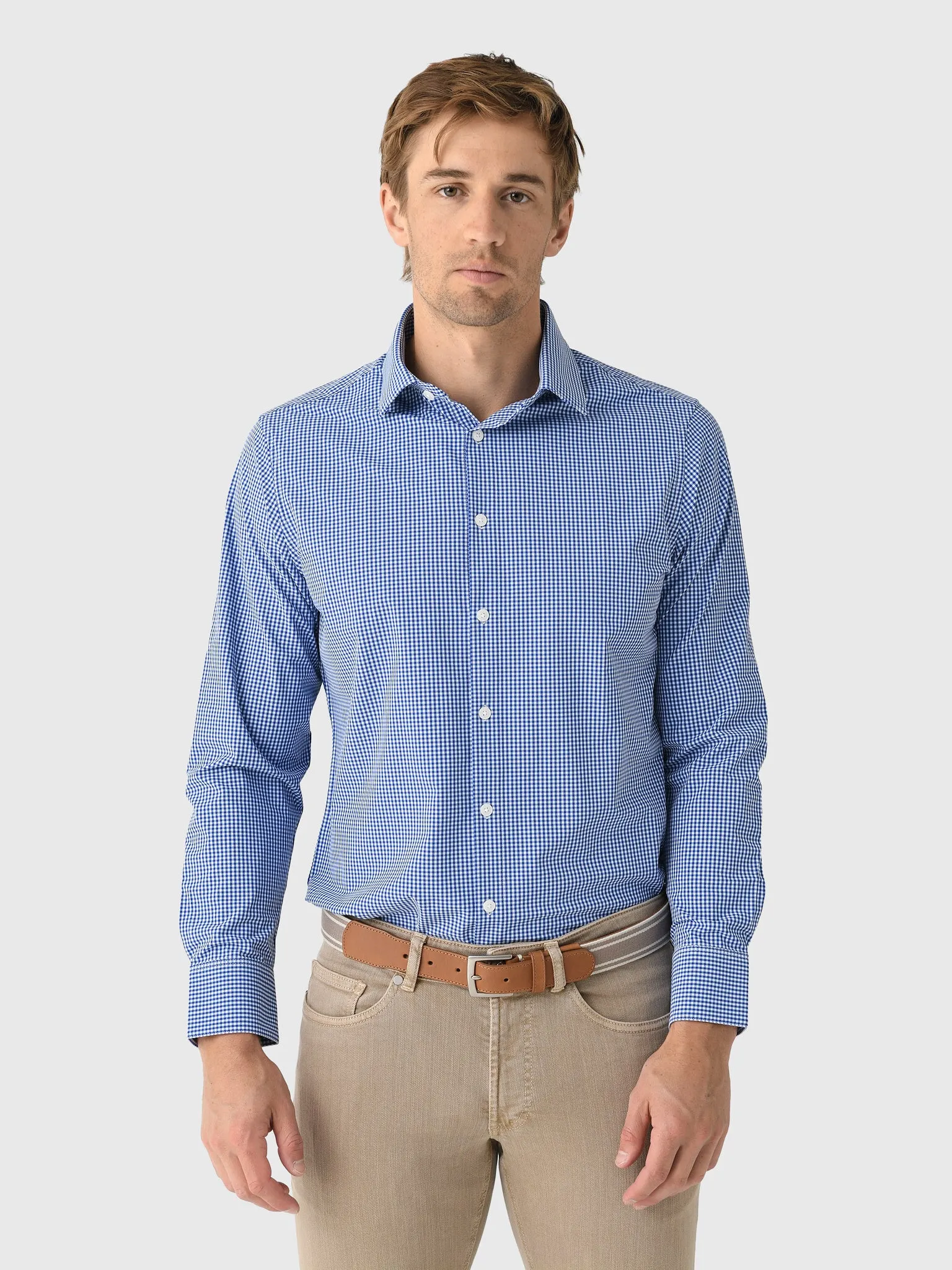 Mizzen+Main Men's Trim Leeward Dress Shirt sold by Saint Bernard