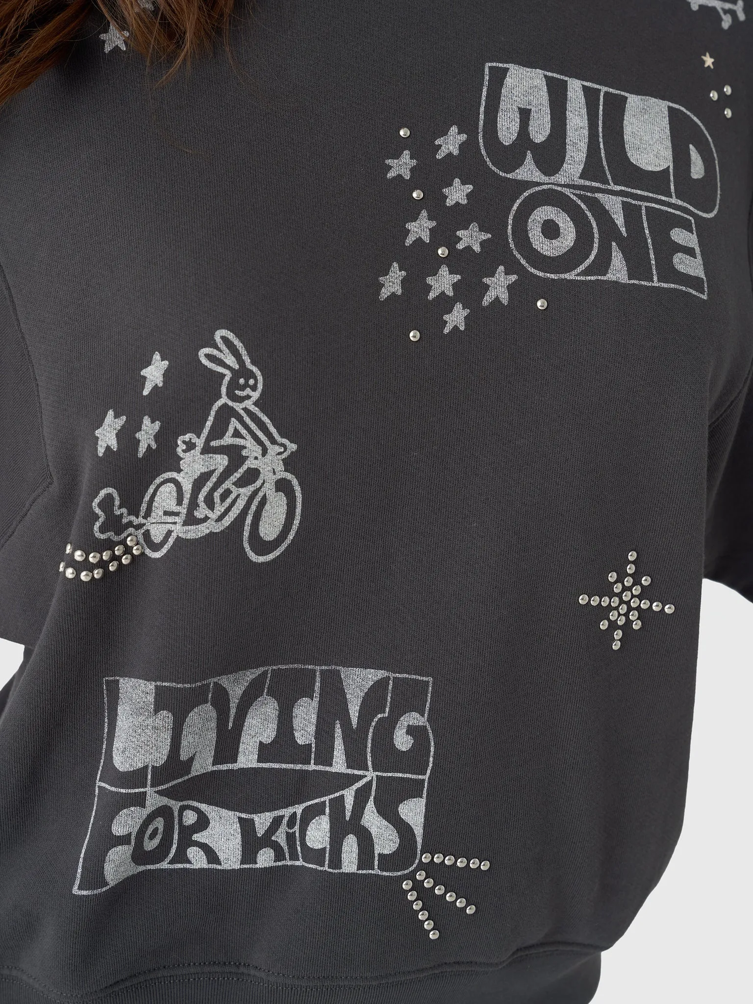 Mother Women's The Drop Square Inset Sweatshirt sold by Saint Bernard product image thumbnail 5