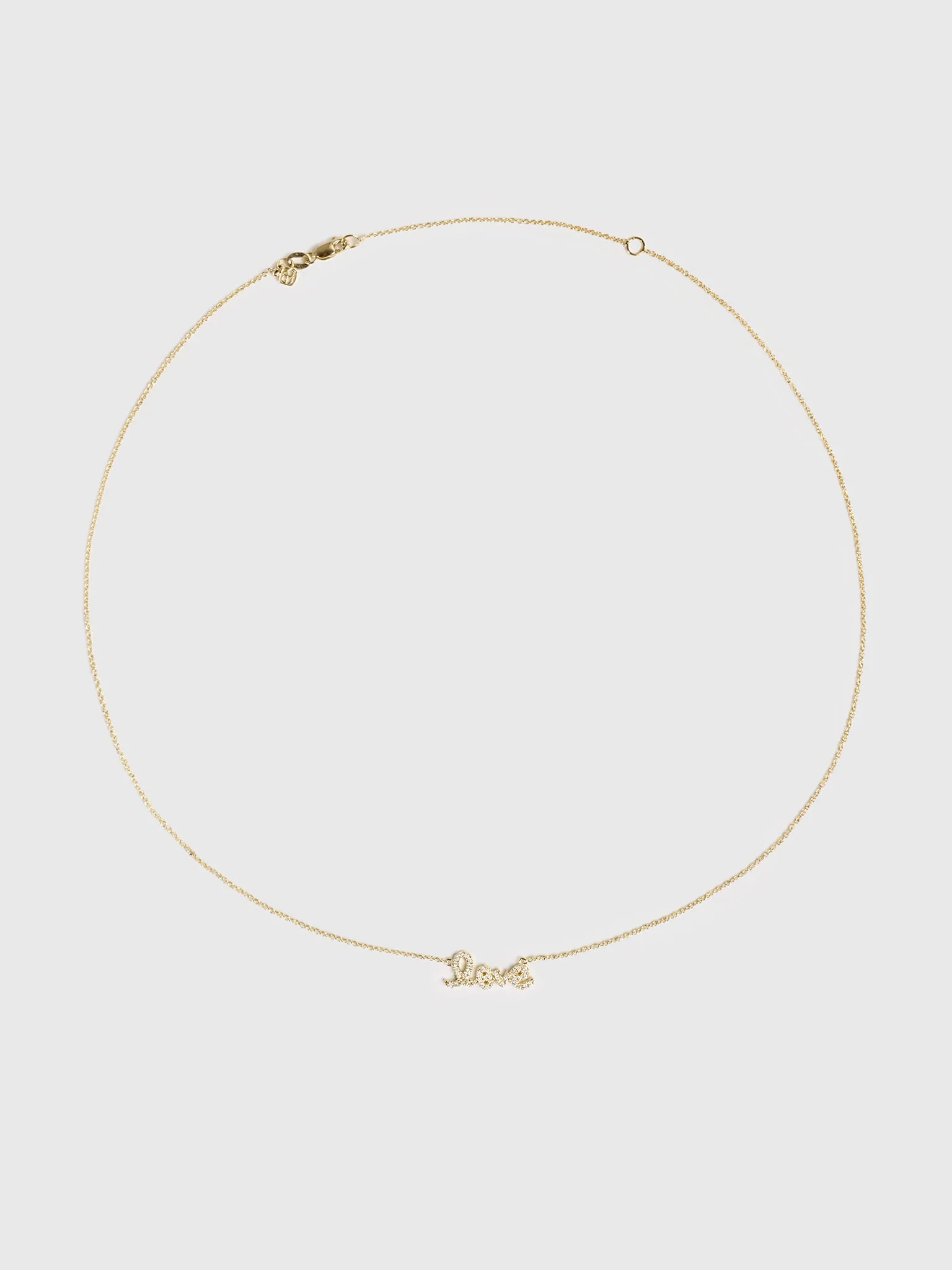 Sydney Evan Diamond Small Love Necklace sold by Saint Bernard