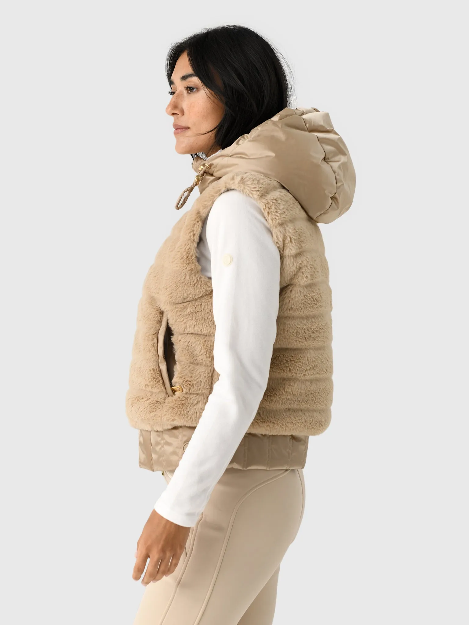 Bogner Women's Yumi Faux Fur Down Vest sold by Saint Bernard product image thumbnail 4