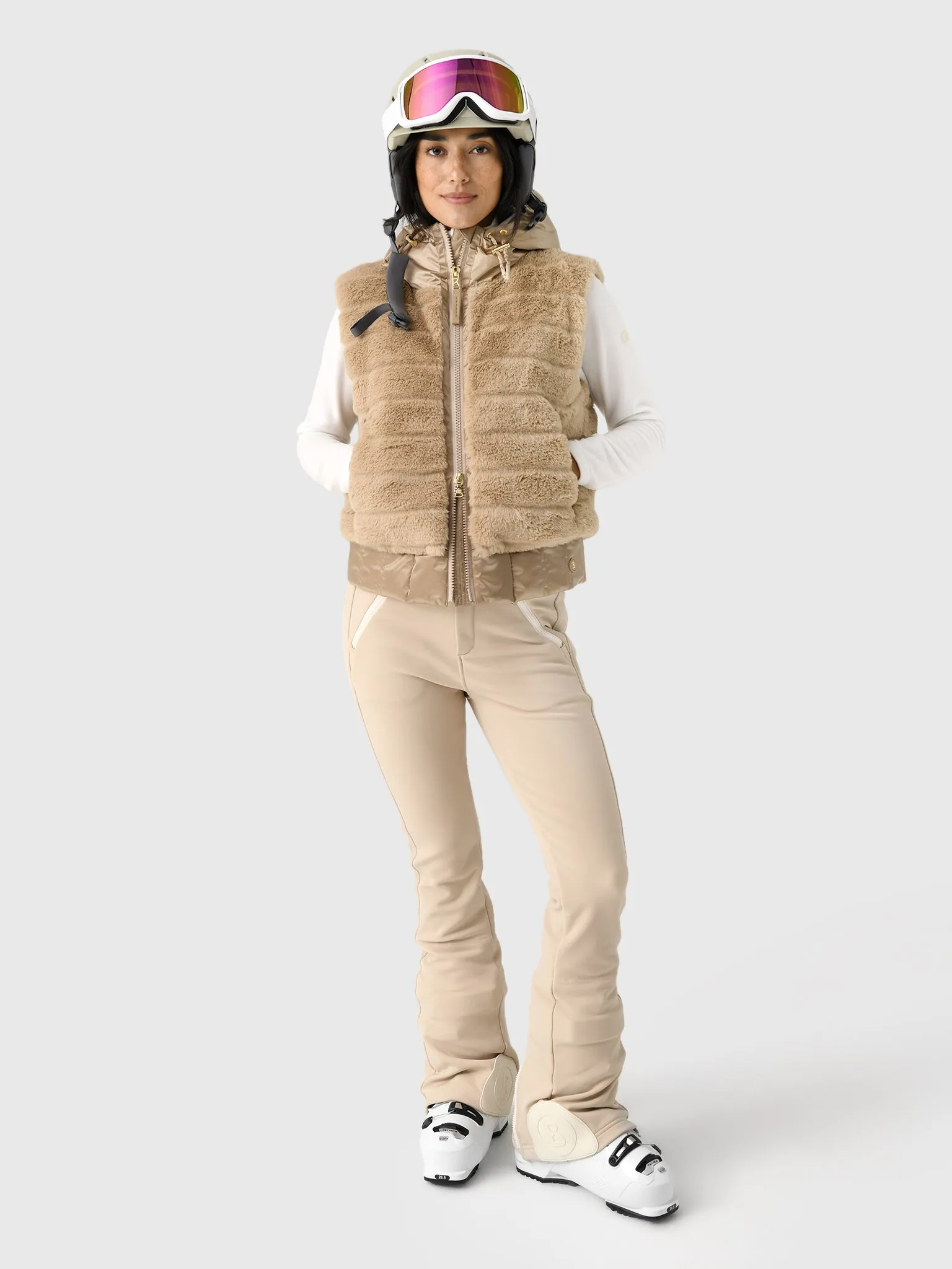 Bogner Women's Yumi Faux Fur Down Vest sold by Saint Bernard product image thumbnail 3