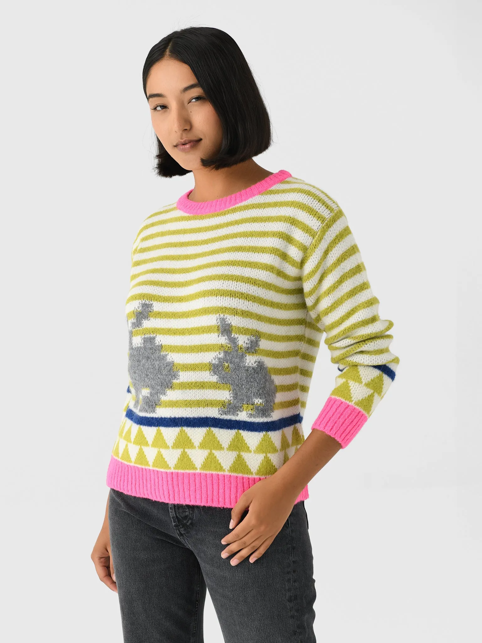 Dr Bloom Women's Rabbit Sweater sold by Saint Bernard product image thumbnail 3