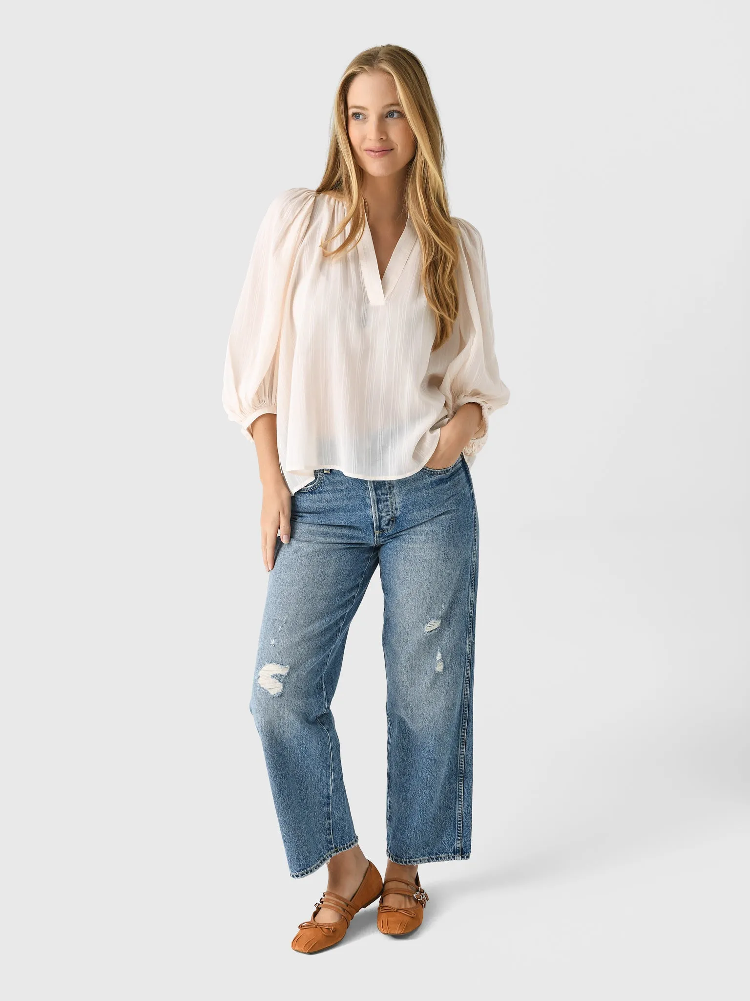 Vanessa Bruno Women's Bell Blouse sold by Saint Bernard product image thumbnail 2