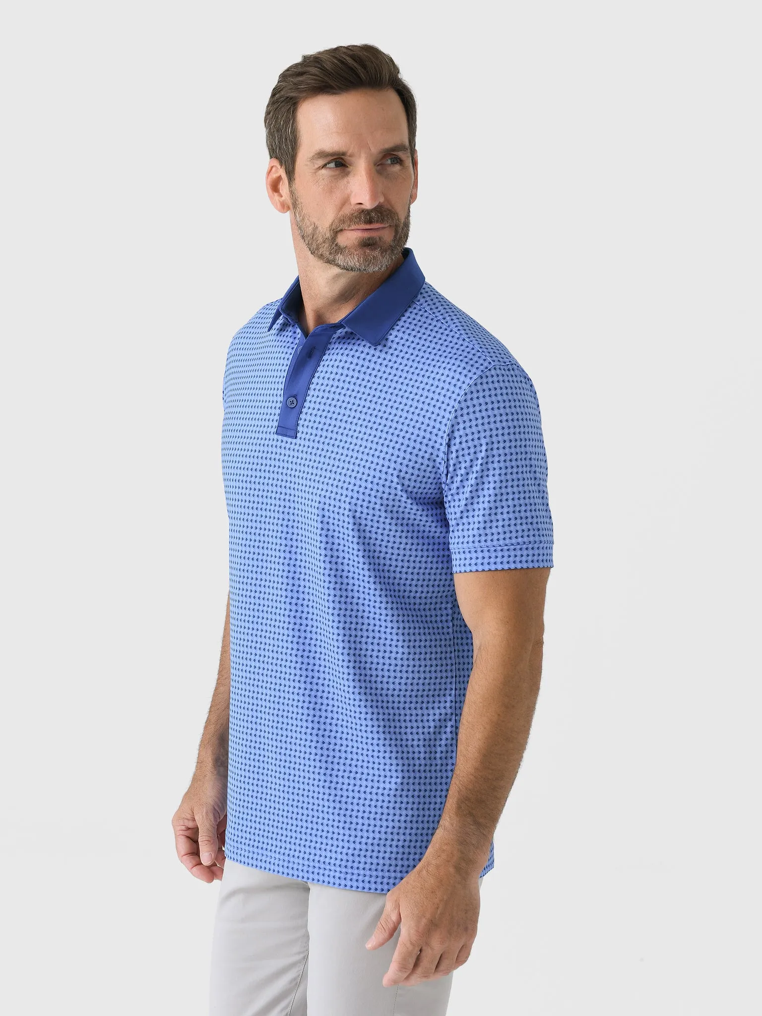 Mizzen+Main Men's Trim Versa Polo sold by Saint Bernard product image thumbnail 3