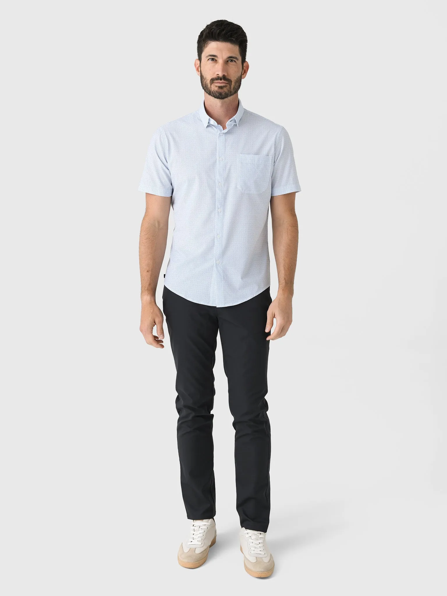Mizzen+Main Men's Trim Leeward Short Sleeve Dress Shirt sold by Saint Bernard product image thumbnail 2