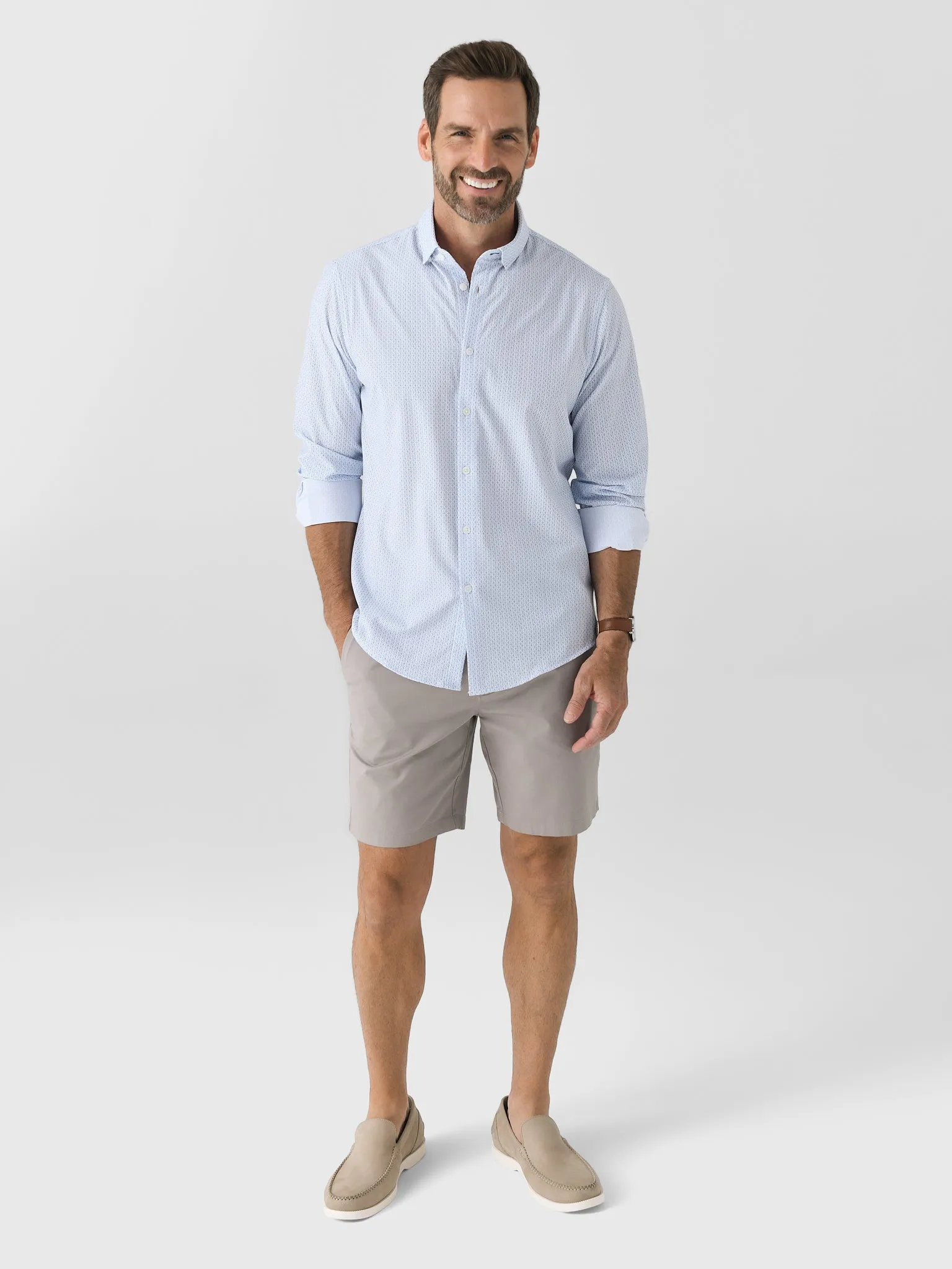 Mizzen+Main Men's Trim Leeward No Tuck Dress Shirt sold by Saint Bernard product image thumbnail 2