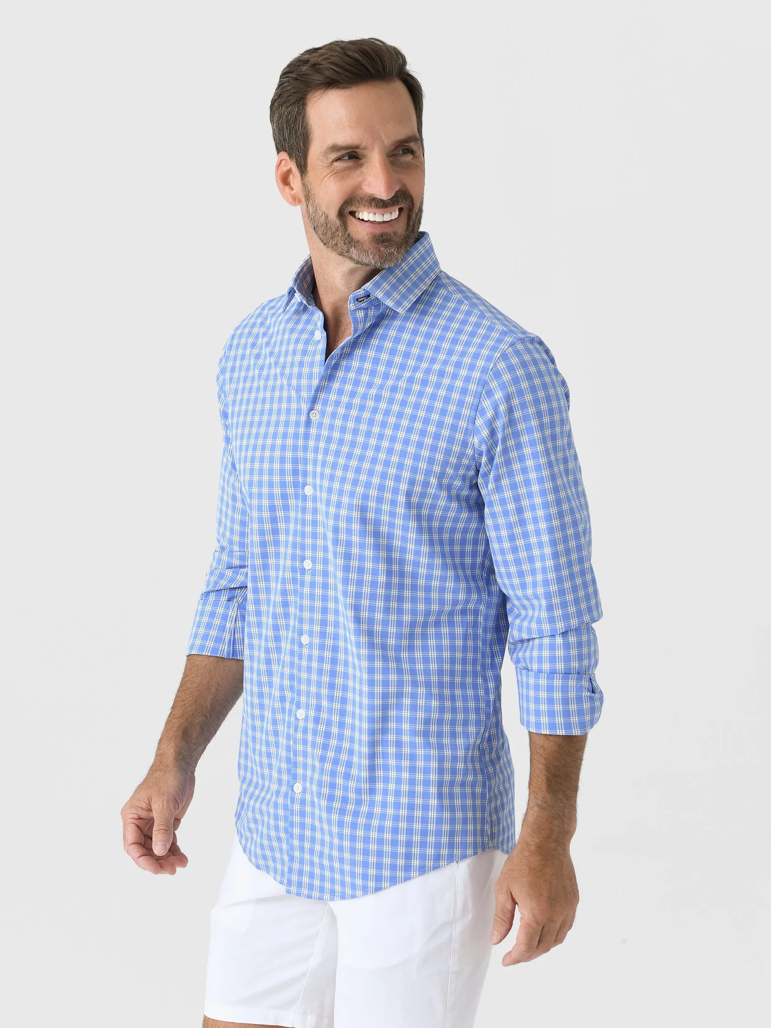 Mizzen+Main Men's Trim Leeward Dress Shirt sold by Saint Bernard