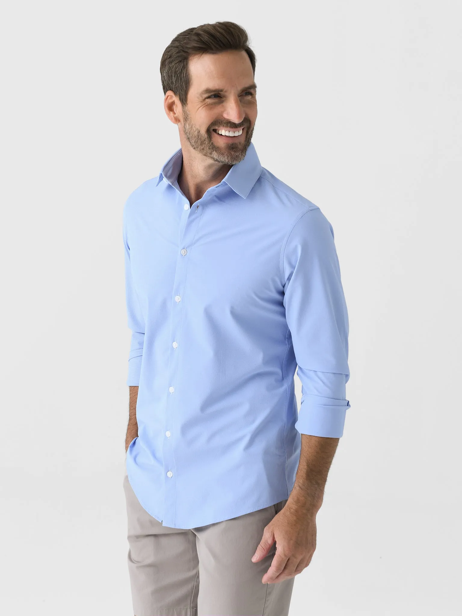 Mizzen+Main Men's Trim Leeward Dress Shirt sold by Saint Bernard product image thumbnail 3