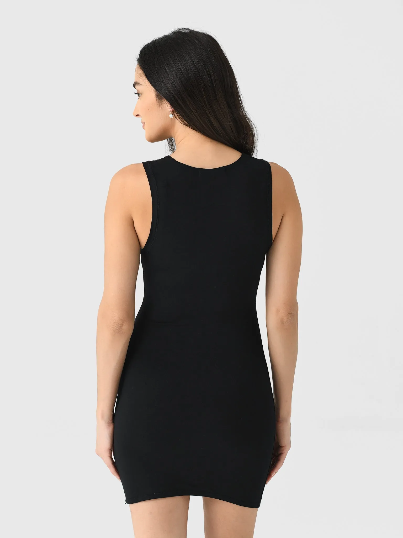 Eterne Women's Sleeveless Crewneck Mini Dress sold by Saint Bernard product image thumbnail 4