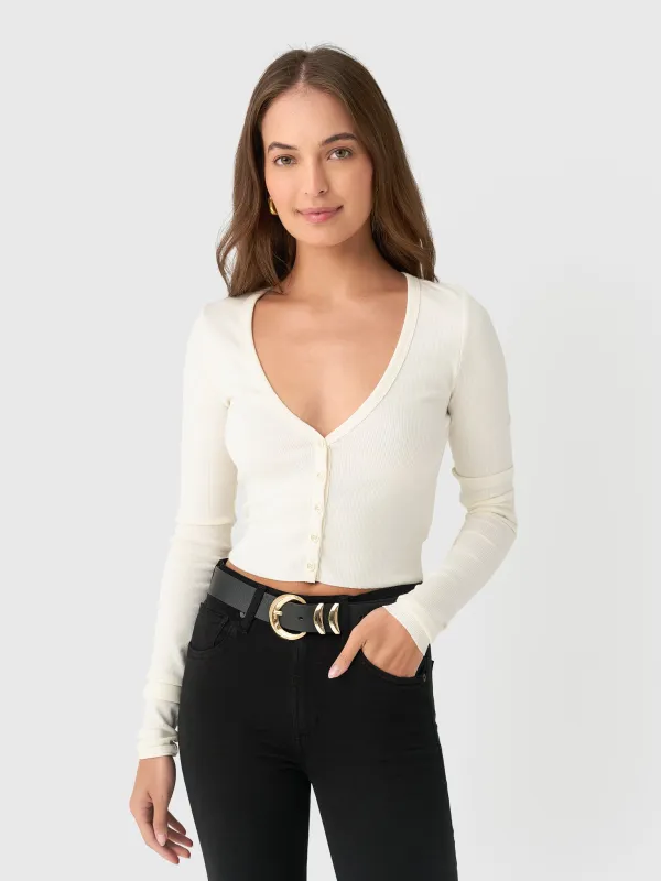 Eterne Women's Cropped Cardigan sold by Saint Bernard