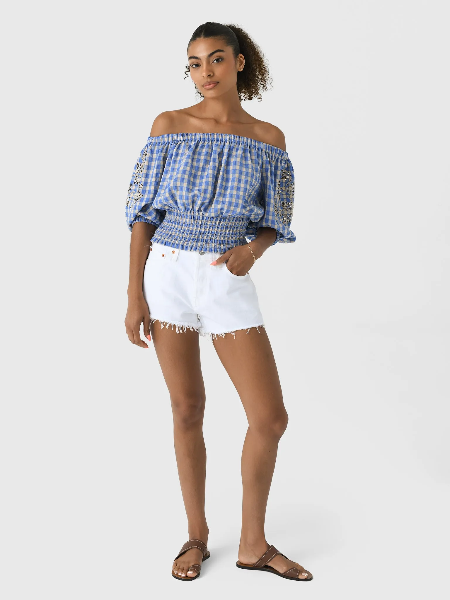 Re/Done Women's The Short sold by Saint Bernard product image thumbnail 3