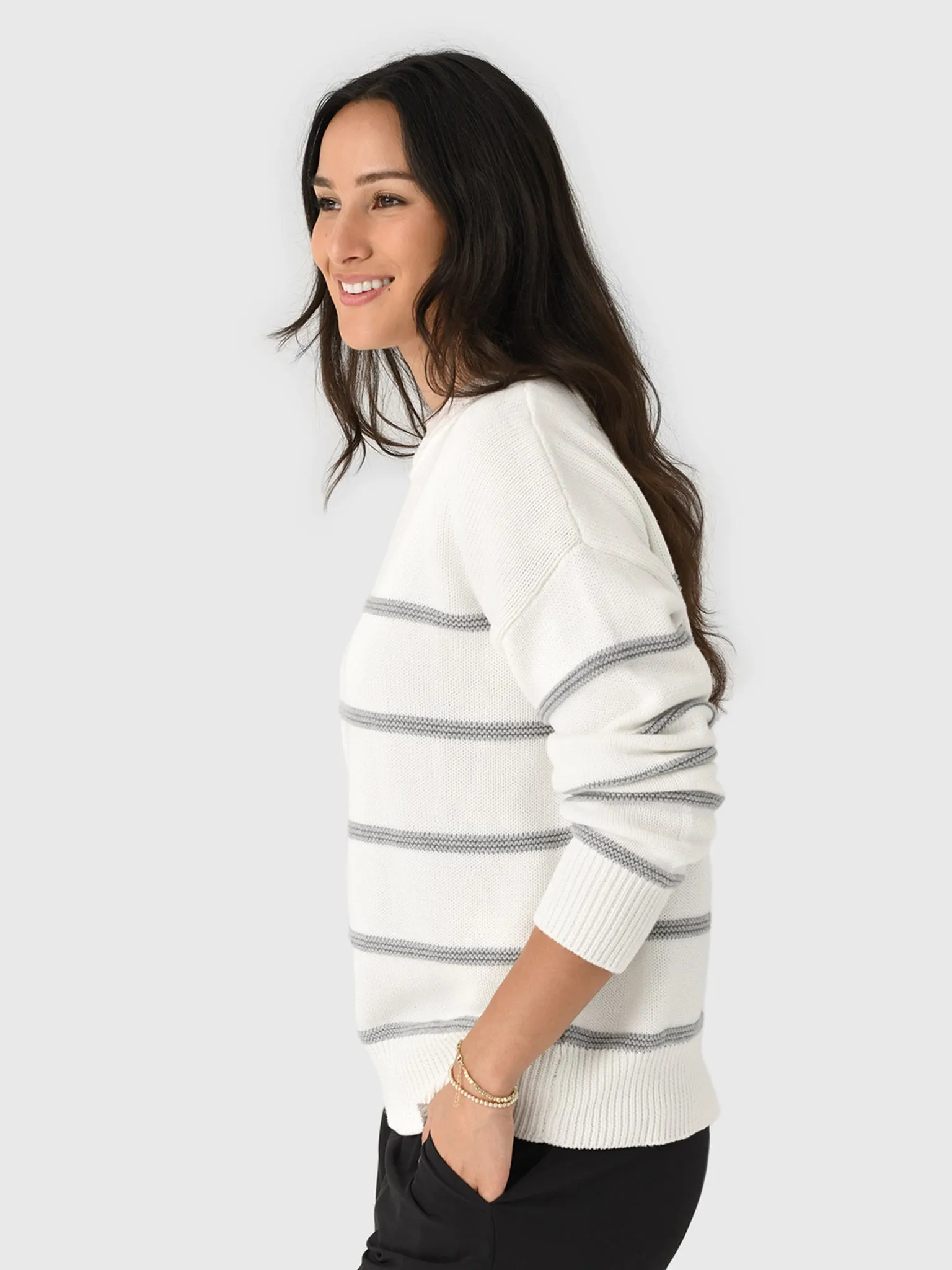 Z Supply Women's Boyfriend Striped Sweater sold by Saint Bernard product image thumbnail 3