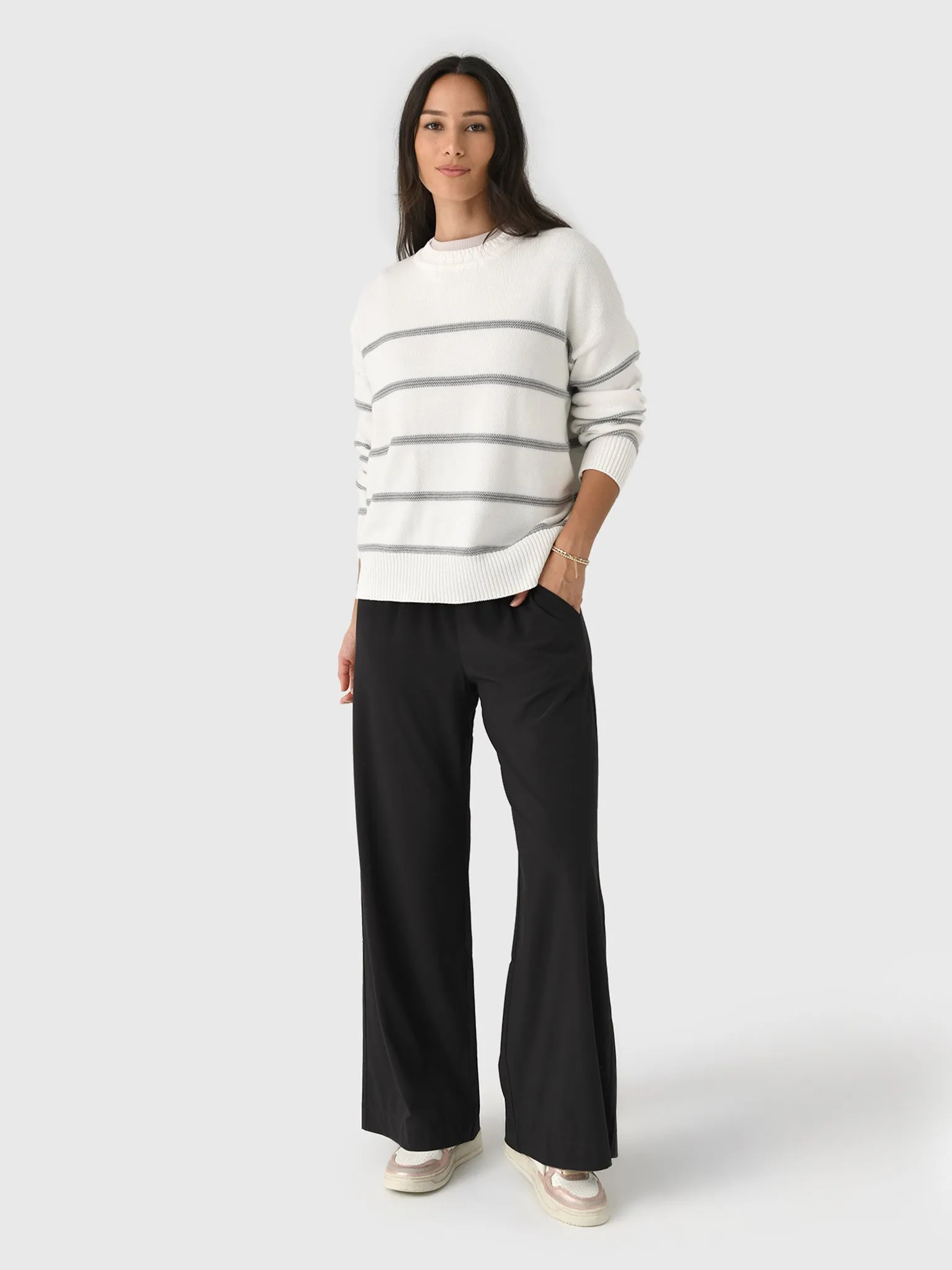 Z Supply Women's Boyfriend Striped Sweater sold by Saint Bernard product image thumbnail 2