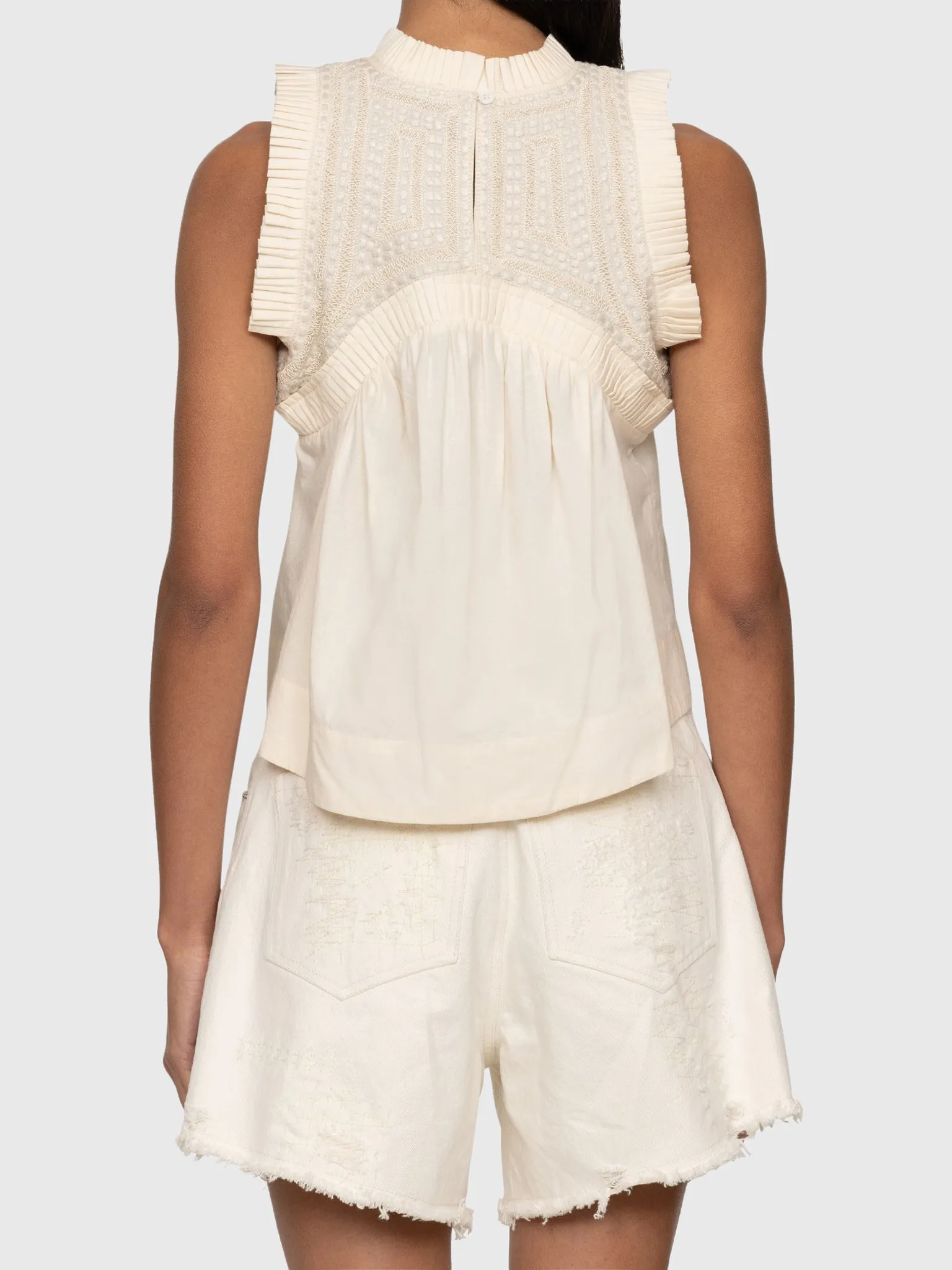 SEA Women's Larissa Embroidery Tank Top sold by Saint Bernard product image thumbnail 2