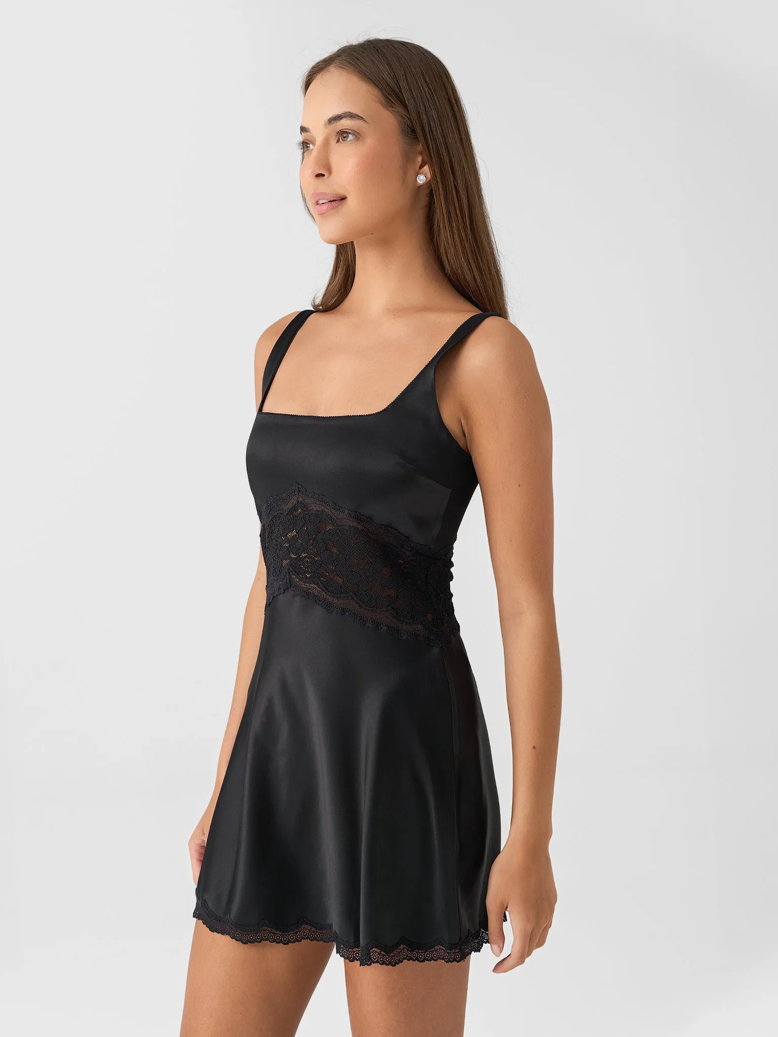 Third Form Women's Serenade Lace Mini Dress sold by Saint Bernard product image thumbnail 3