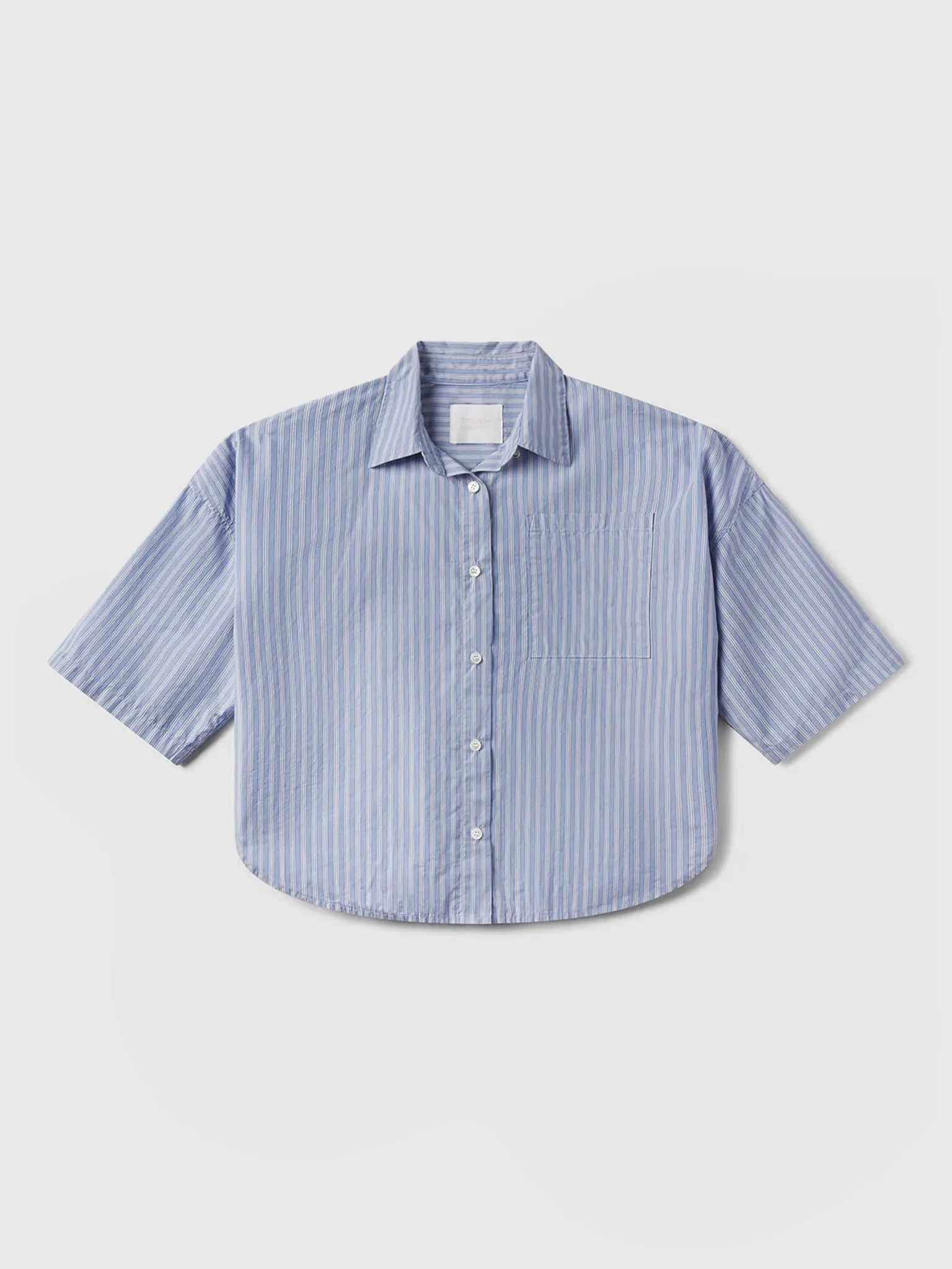 Citizens Of Humanity Women's Frances Cropped Cape Button-Down Shirt sold by Saint Bernard